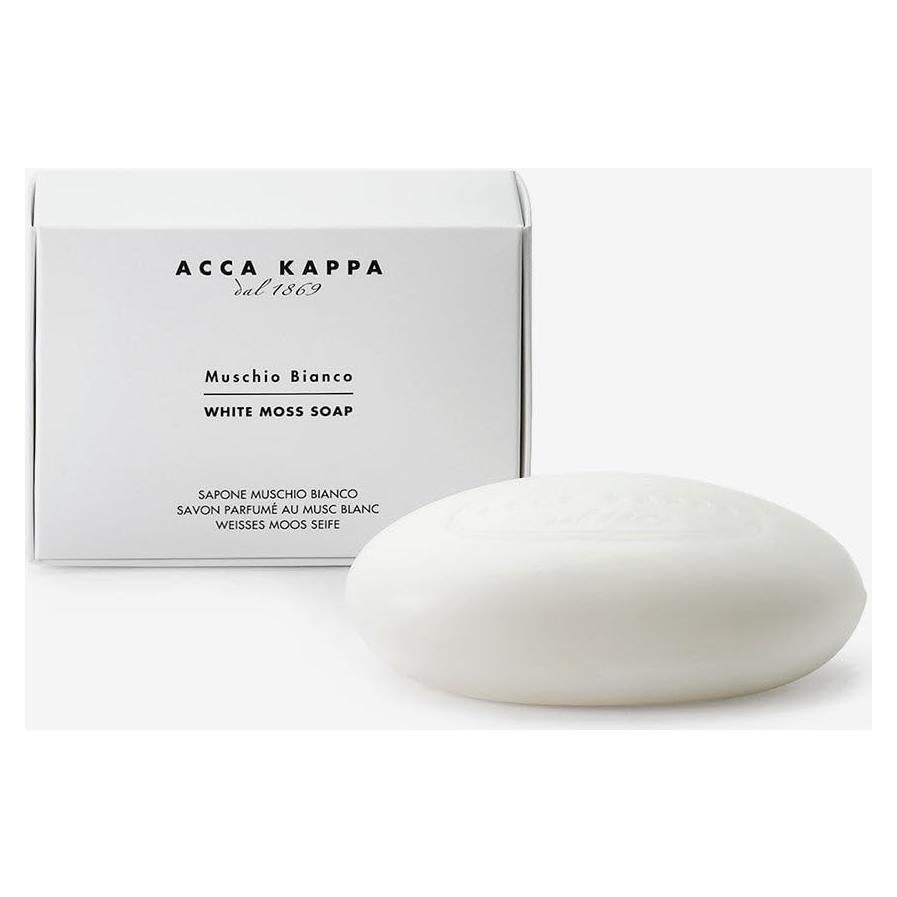 Jabón Vegetal Acca Kappa Musgo Blanco 150g - Fragancia Fresca
