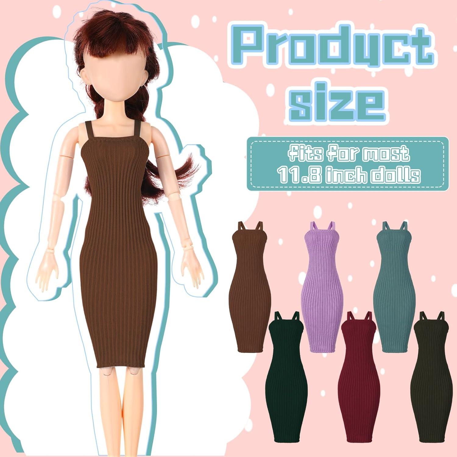 Bencailor Ropa de Muñeca 6 Pcs para Muñecas 30 cm