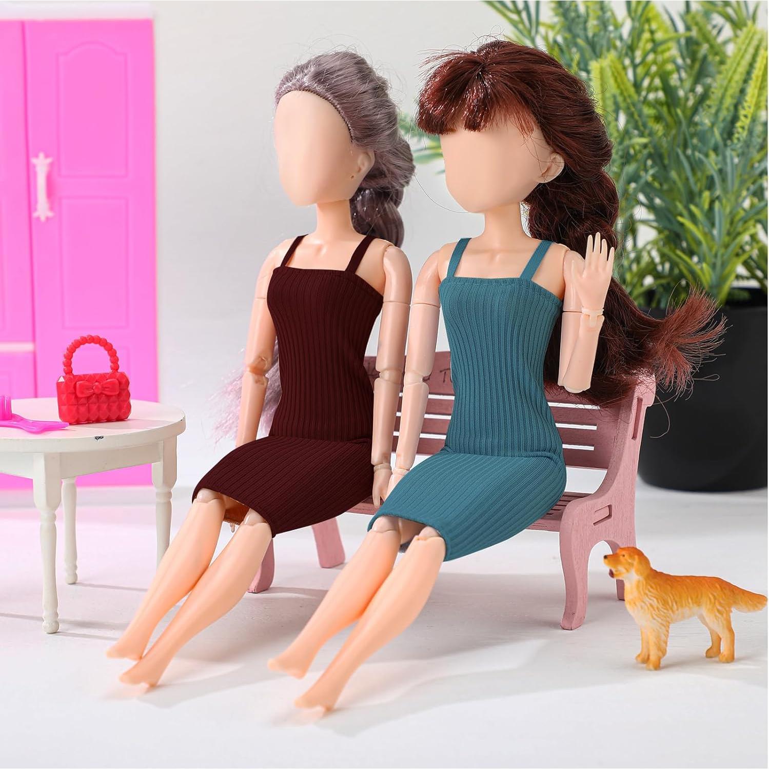 Bencailor Ropa de Muñeca 6 Pcs para Muñecas 30 cm