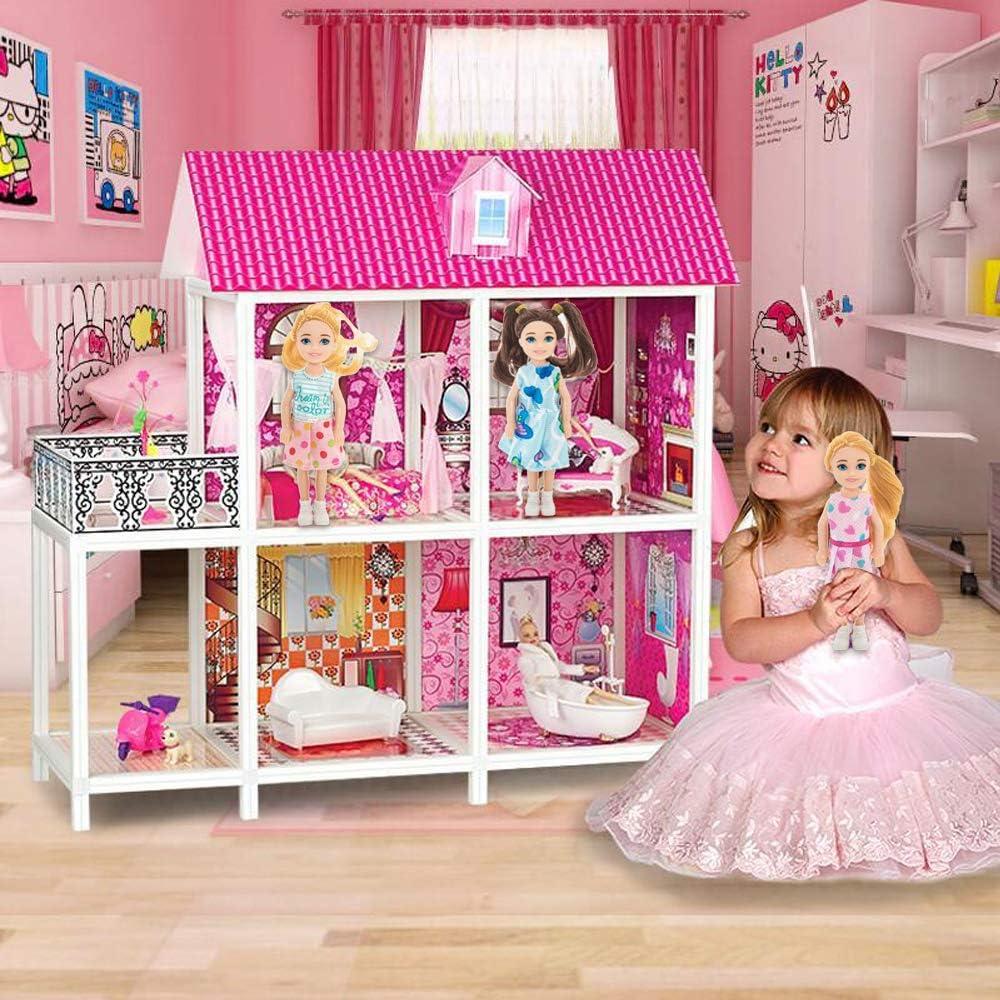 Conjunto 10 Muñecas Mini ONEST 12.7 cm Ropa y Zapatos