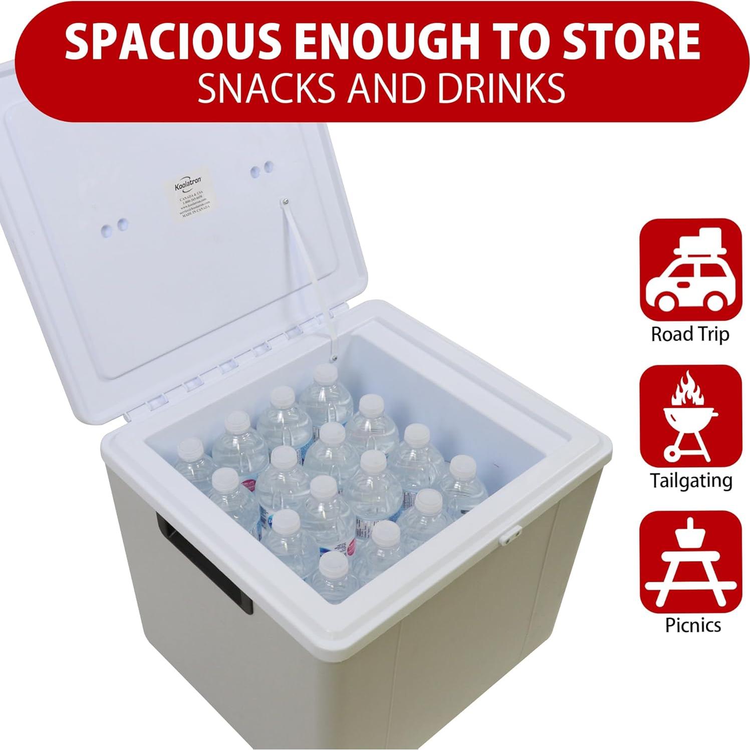 Enfriador Portátil Koolatron P27 - 27 L, 12V, Calentador