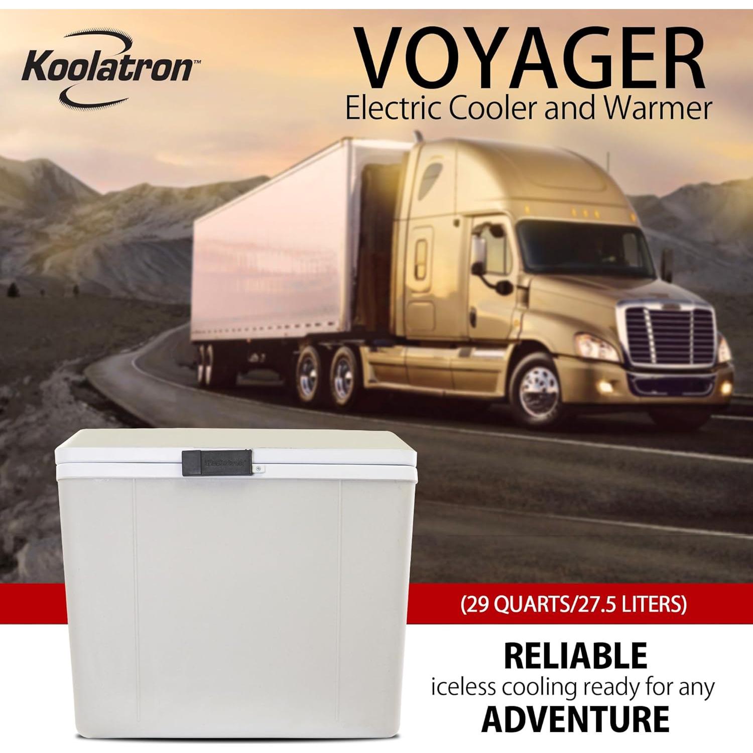 Enfriador Portátil Koolatron P27 - 27 L, 12V, Calentador