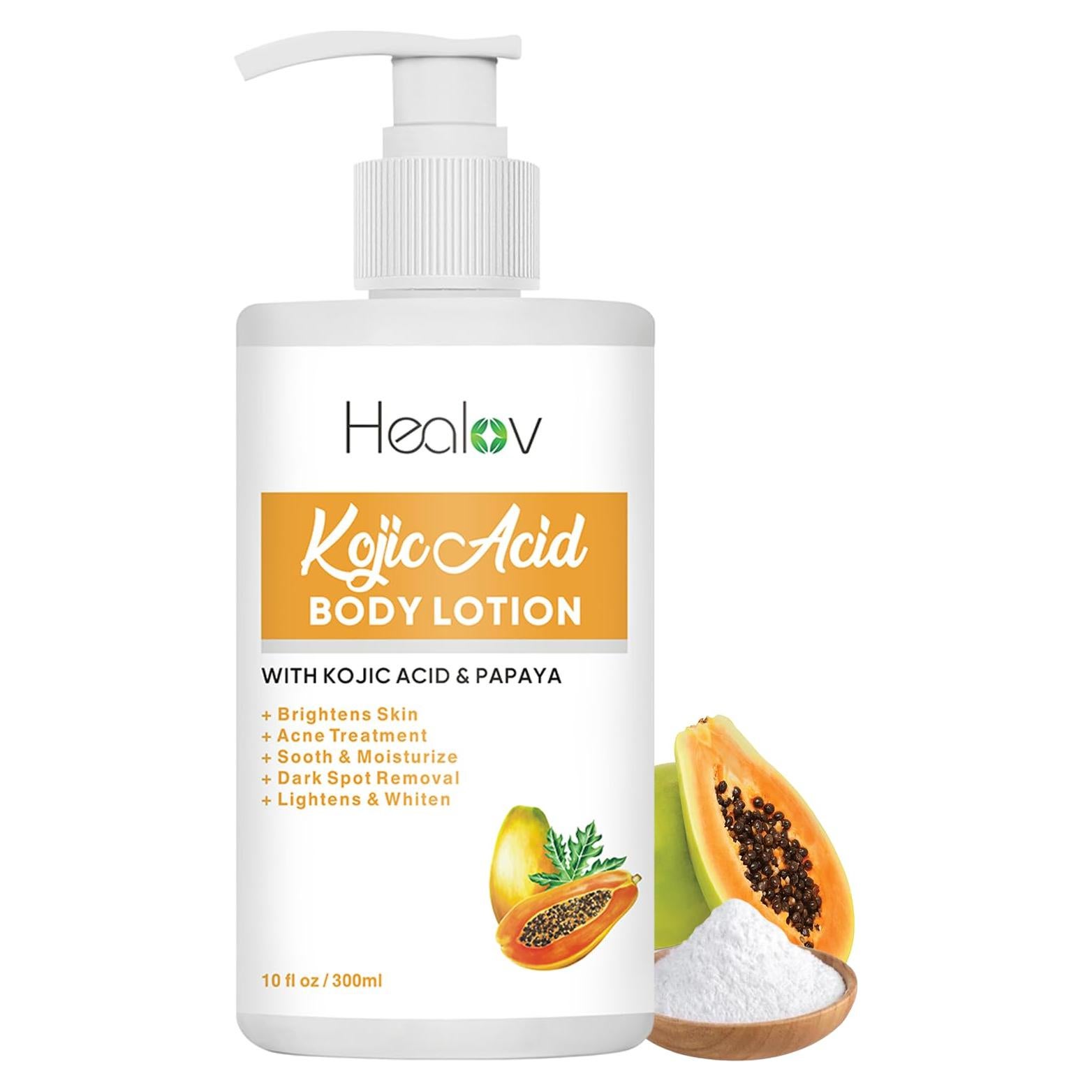 Loción Corporal Aclaradora Healov - Ácido Kójico 330g
