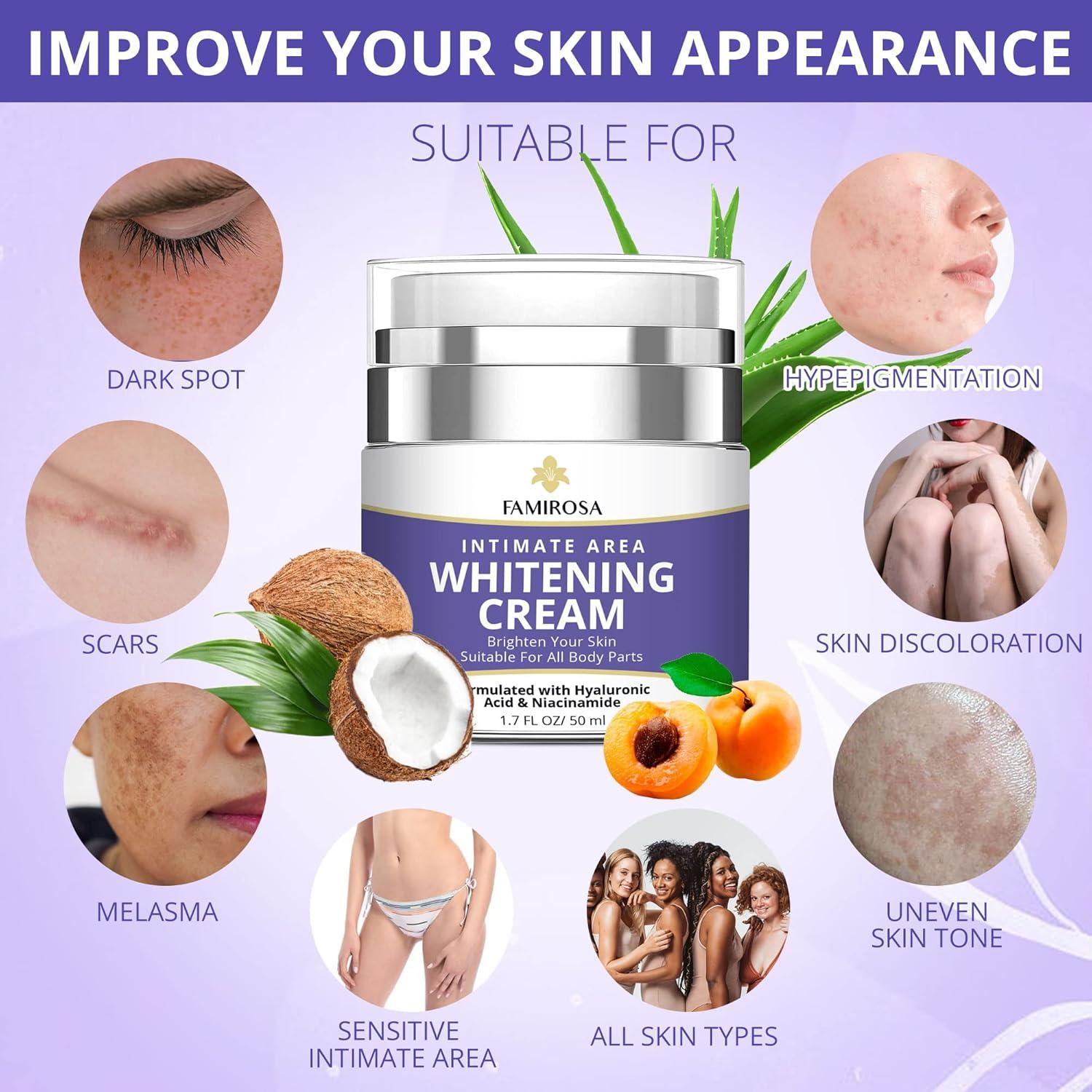 Crema Correctora de Manchas Famirosa - Piel Íntima y Axilas