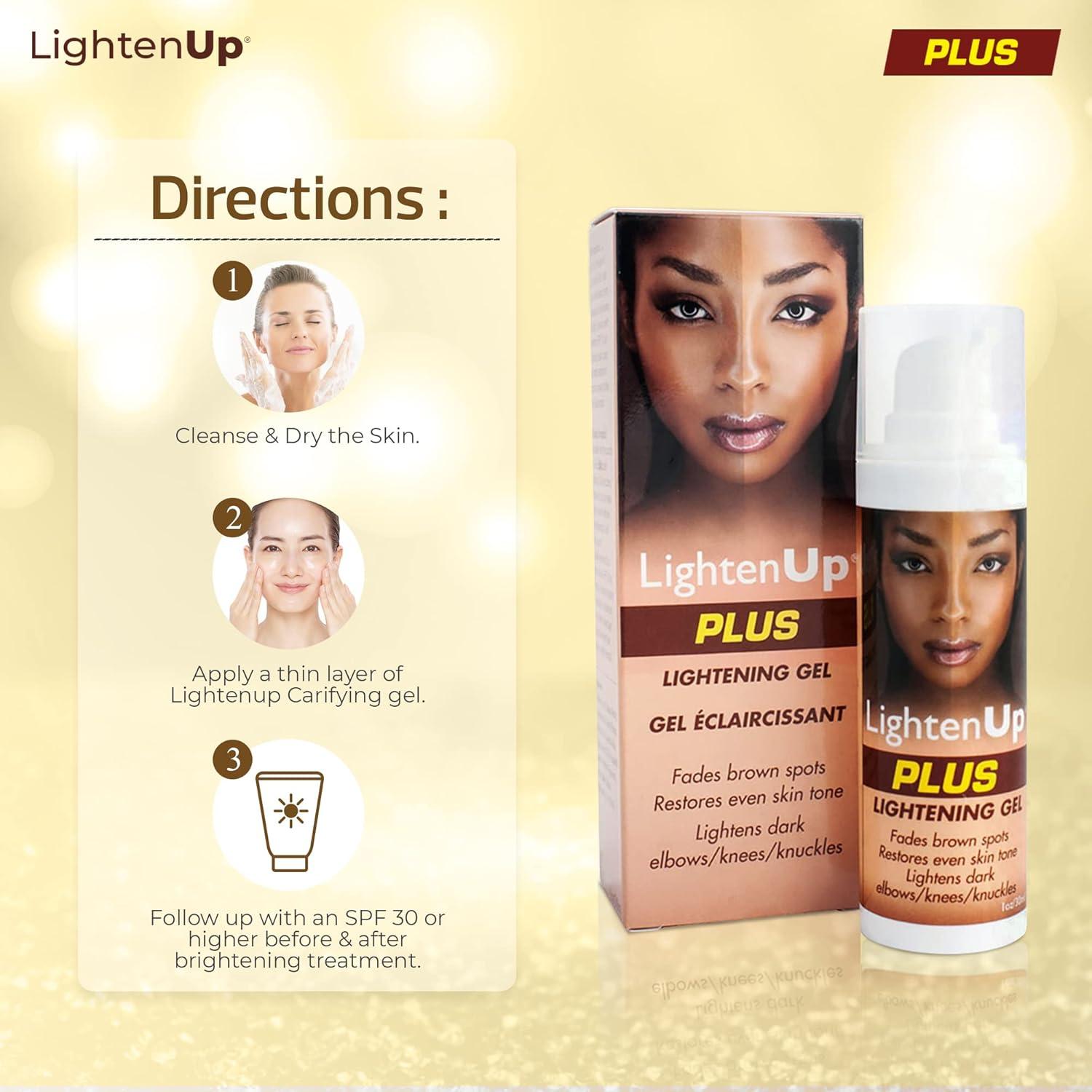 Gel Aclarador Plus LightenUp 30ml con Aceite de Coco
