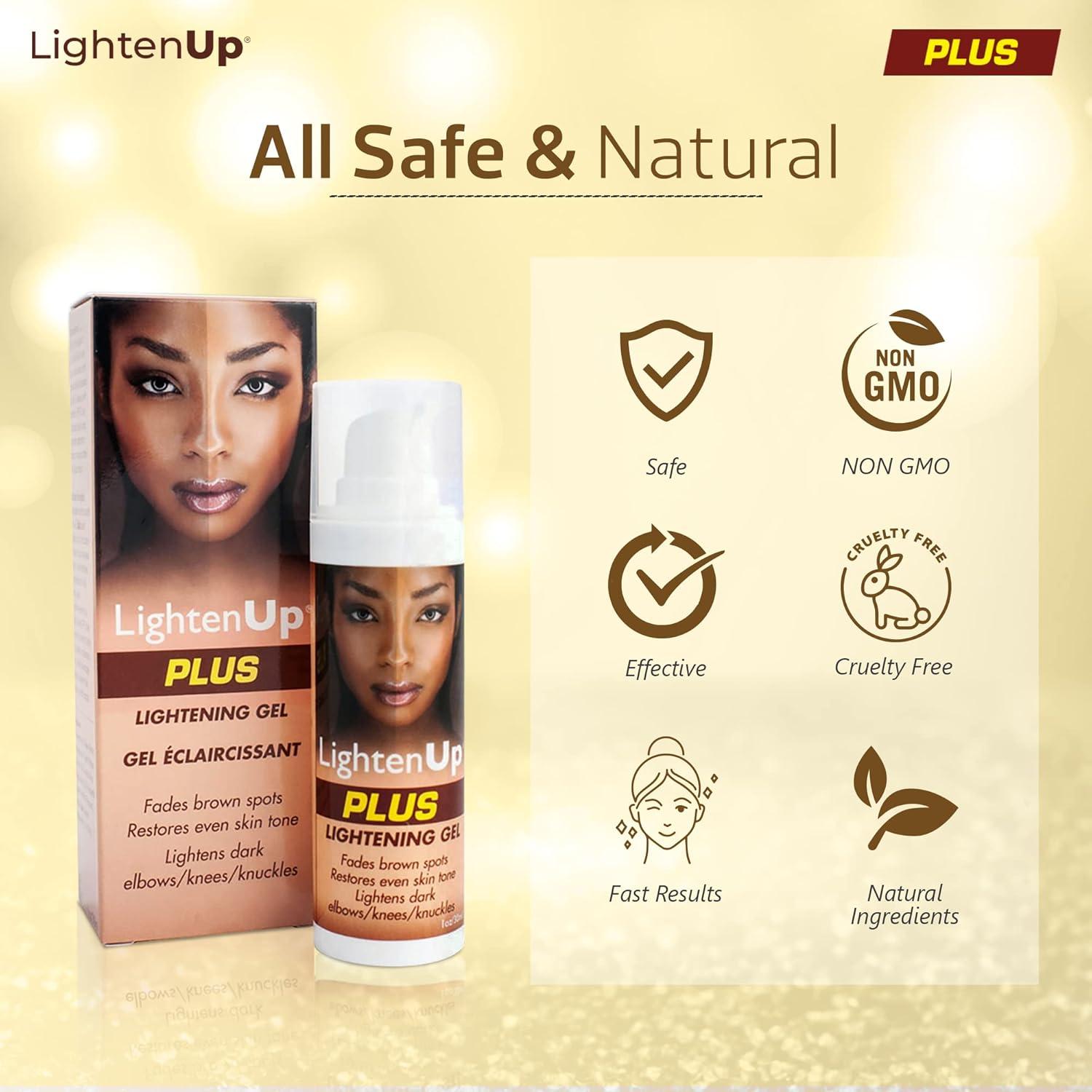 Gel Aclarador Plus LightenUp 30ml con Aceite de Coco