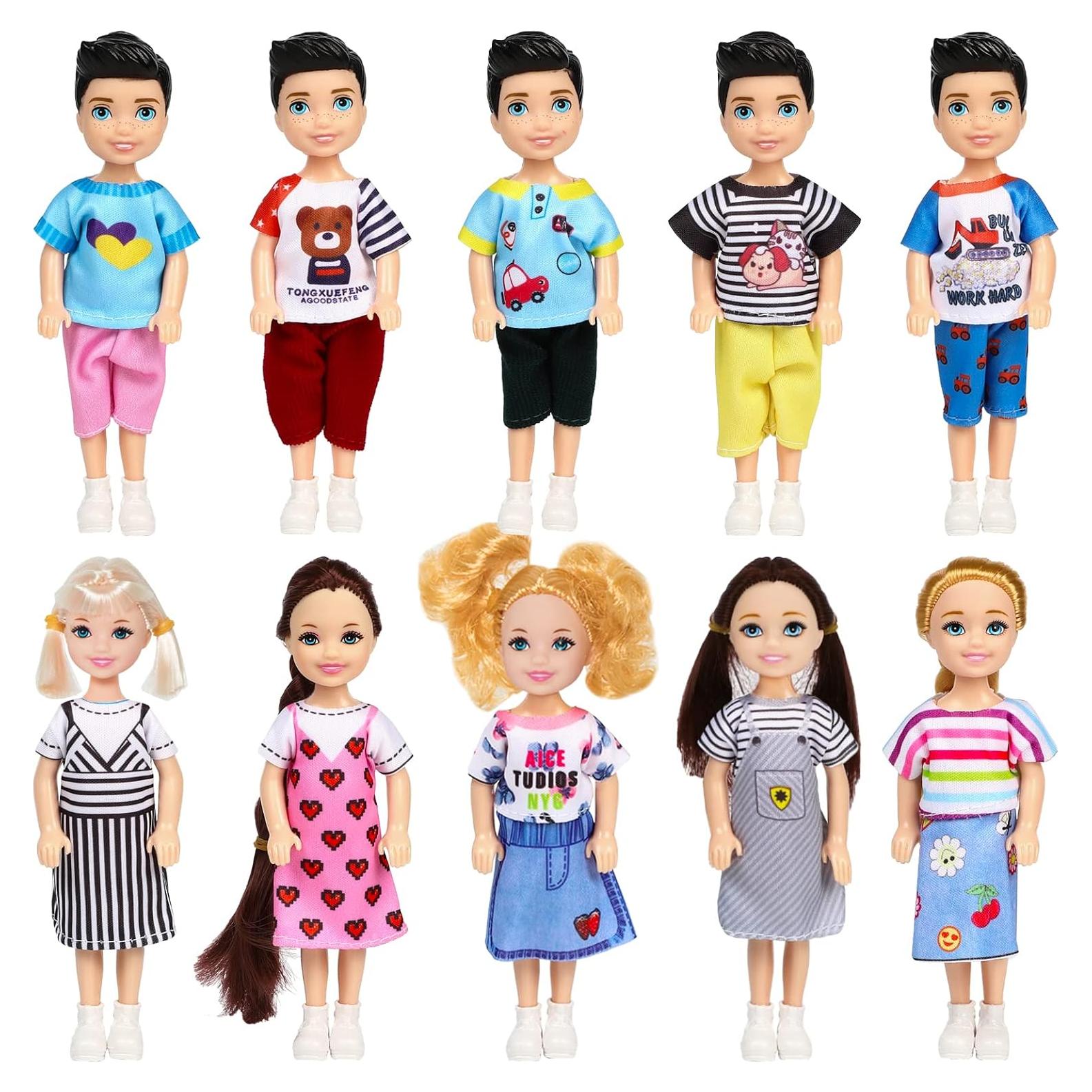 Muñecas Mini ONEST 12.7 cm con Ropa y Accesorios