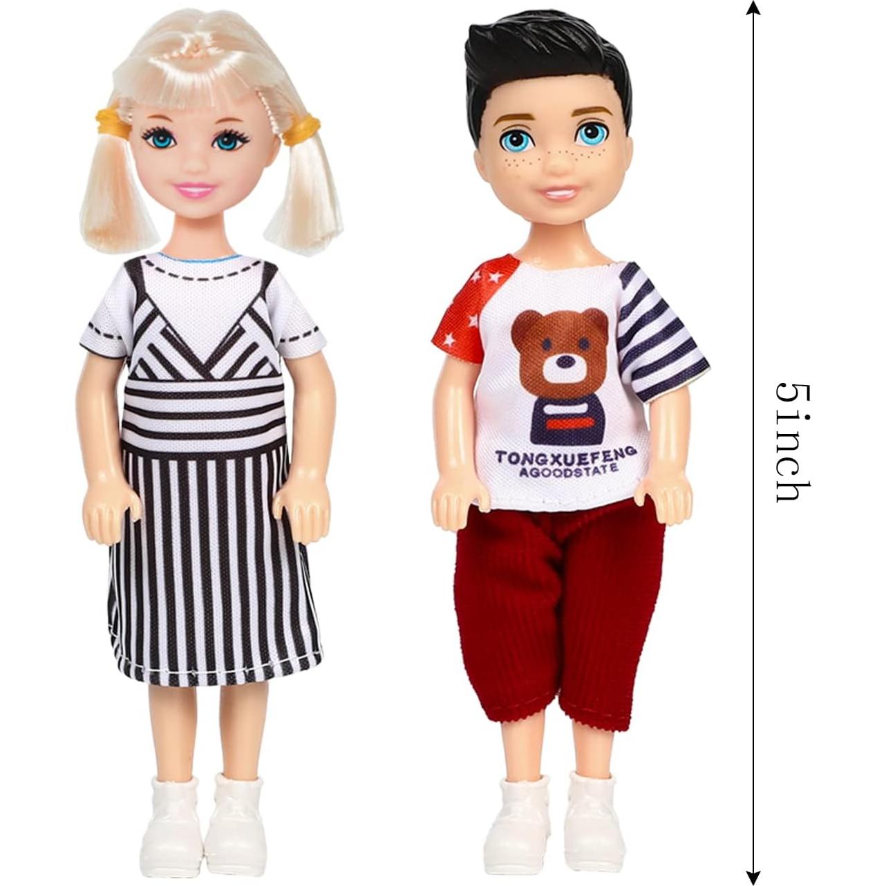 Muñecas Mini ONEST 12.7 cm con Ropa y Accesorios