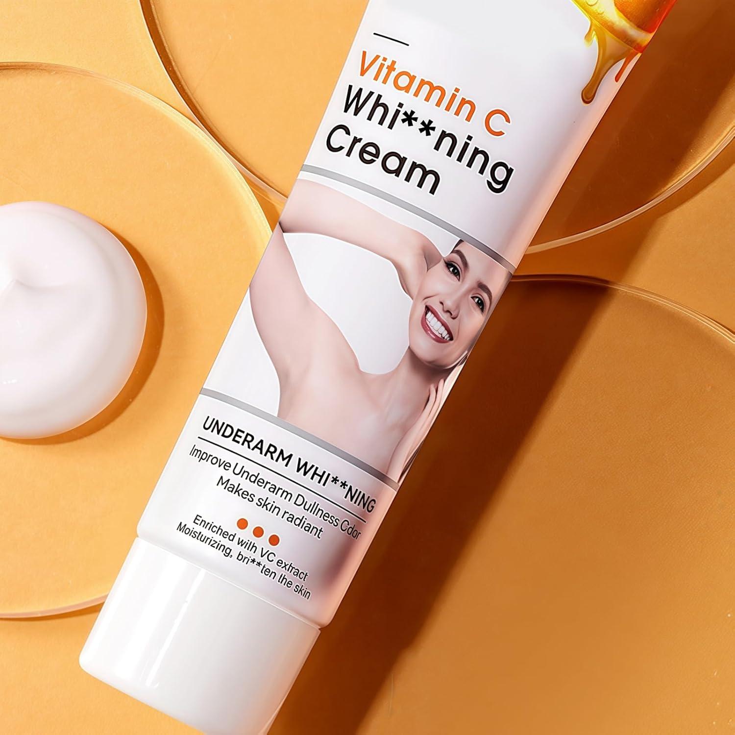 Crema Aclarante Facial y Corporal Q.Z.Art con Vitamina C - 50g