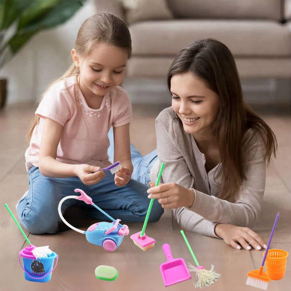 Juego de Limpieza para Casa de Muñecas DoubleWood 9 Piezas