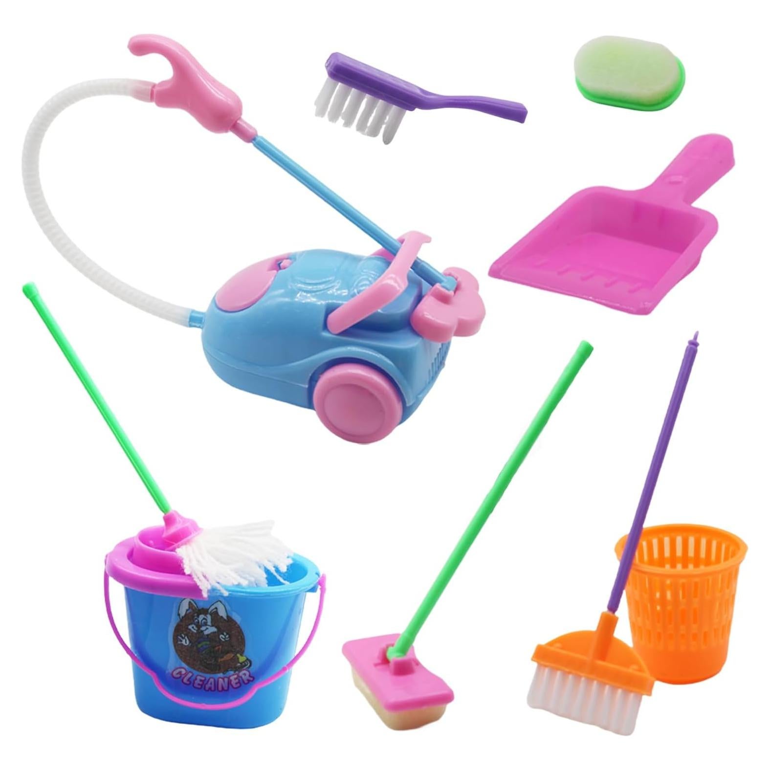 Juego de Accesorios de Limpieza para Casa de Muñecas DoubleWood