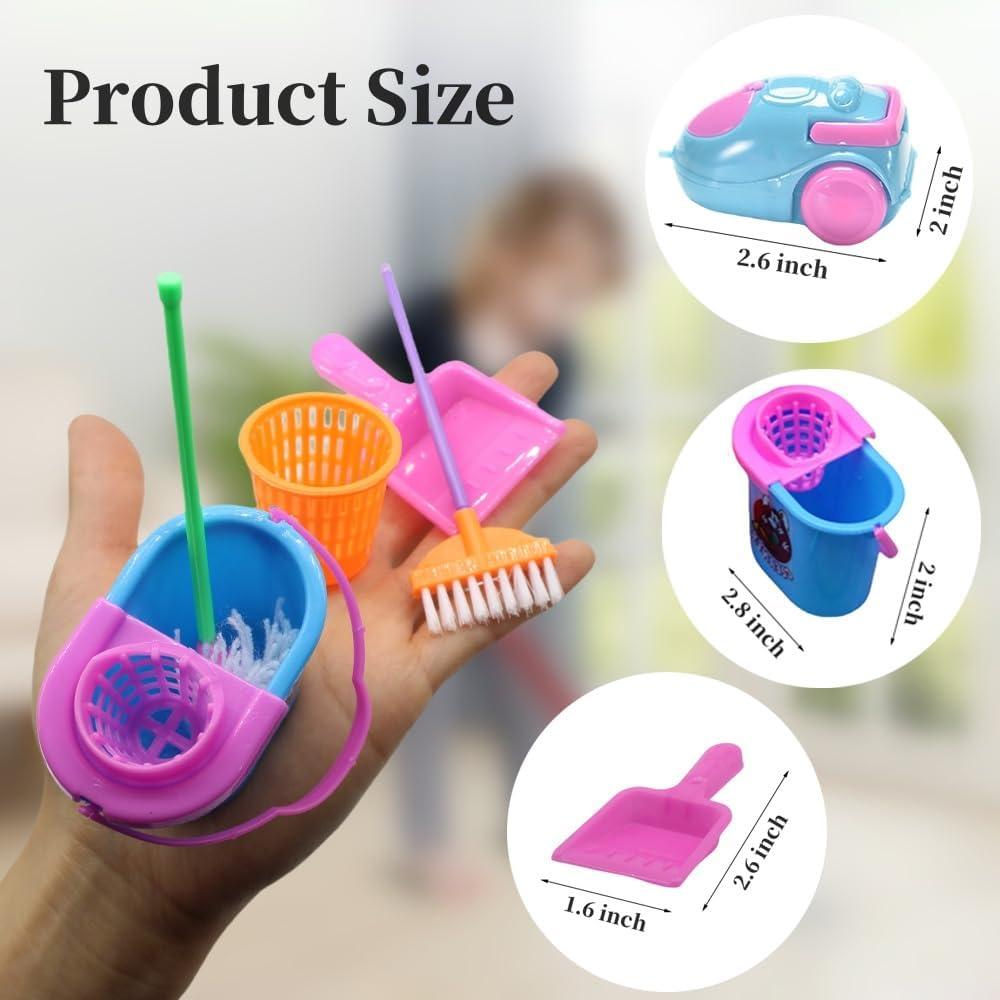 Juego de Accesorios de Limpieza para Casa de Muñecas DoubleWood