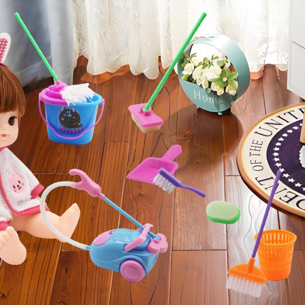 Juego de Accesorios de Limpieza para Casa de Muñecas DoubleWood