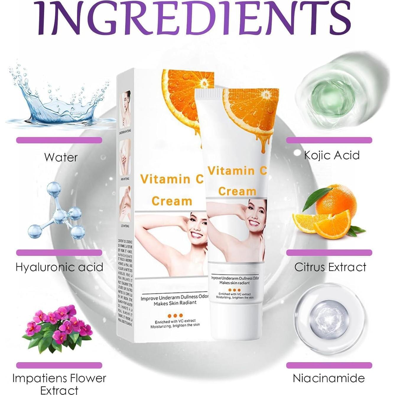 Crema Blanqueadora Corporal Genérica con Vitamina C 53 ml