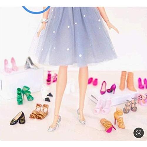 Estante de Zapatos + 20 Pares para Muñecas 11.5"