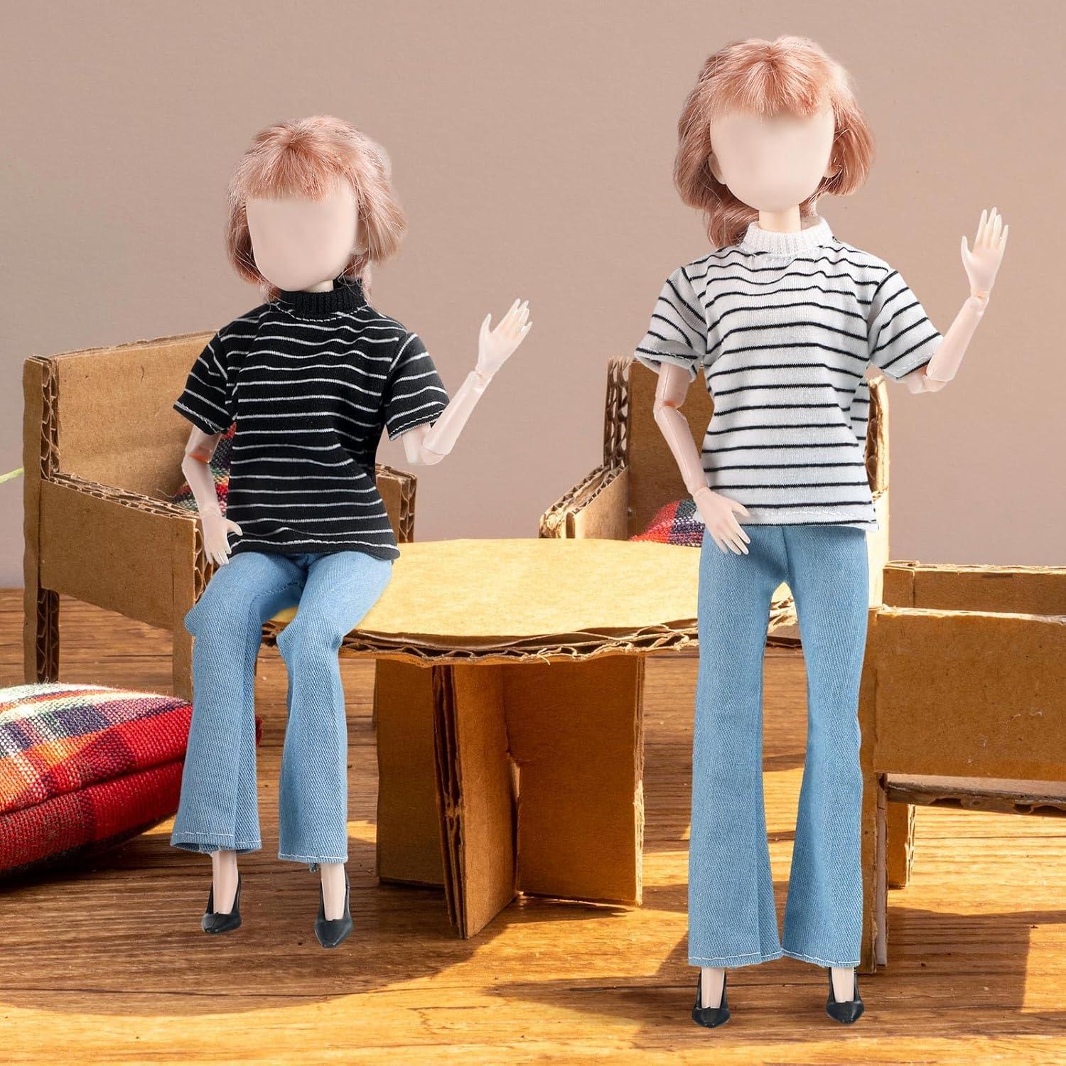 Conjunto de Ropa de Muñeca Bencailor 6 Piezas 30 cm