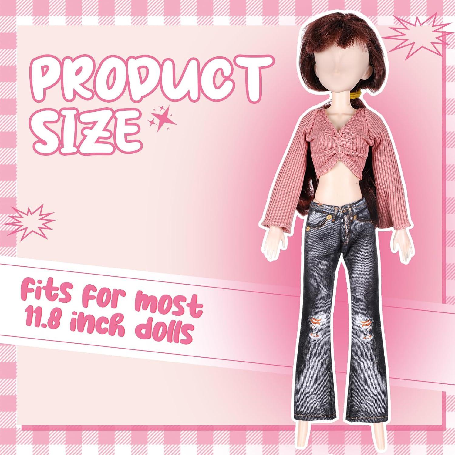 Conjunto de Ropa de Muñeca Bencailor 6 Piezas 30 cm