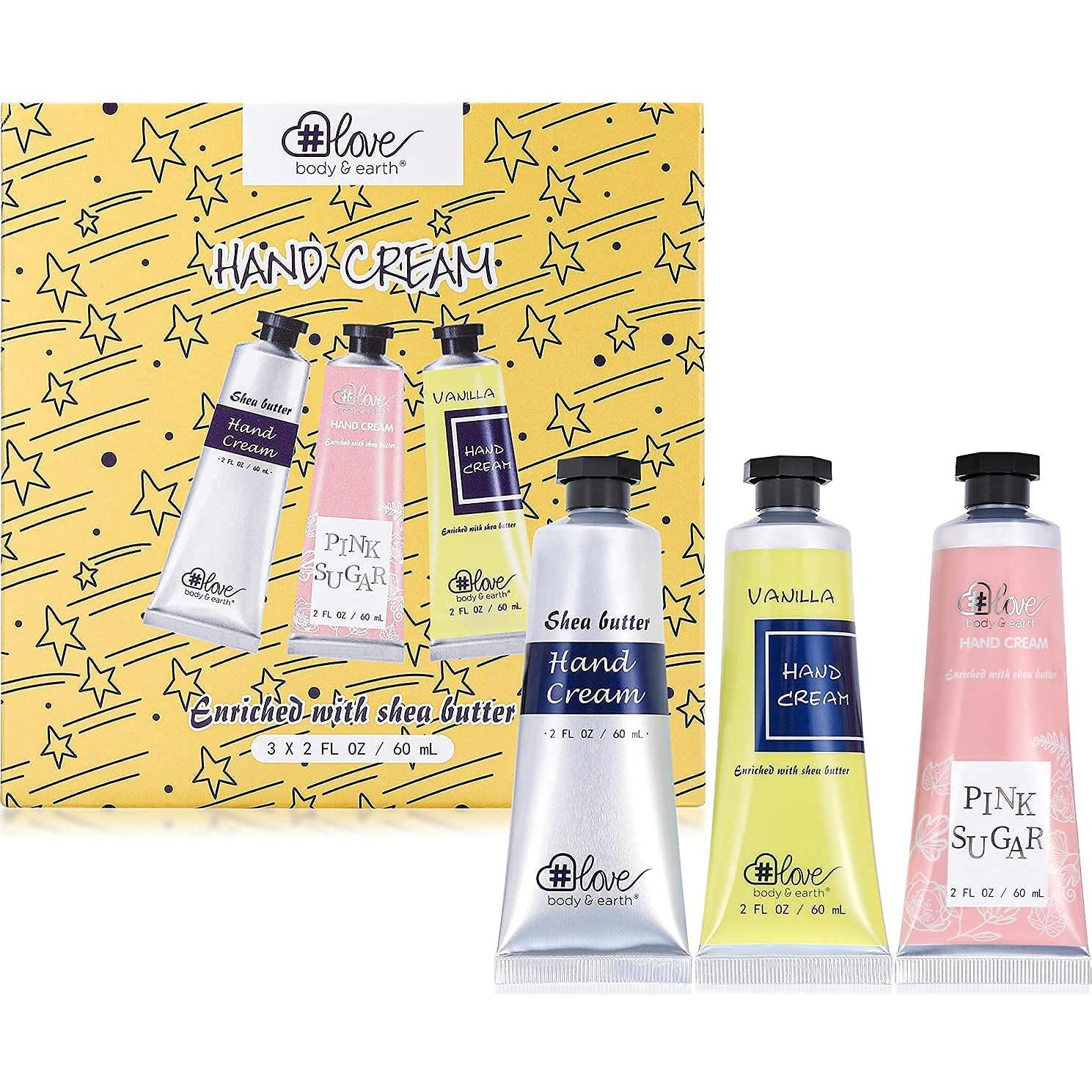 Set de Regalo Body & Earth Amor - 3 Cremas de Manos 56.7g