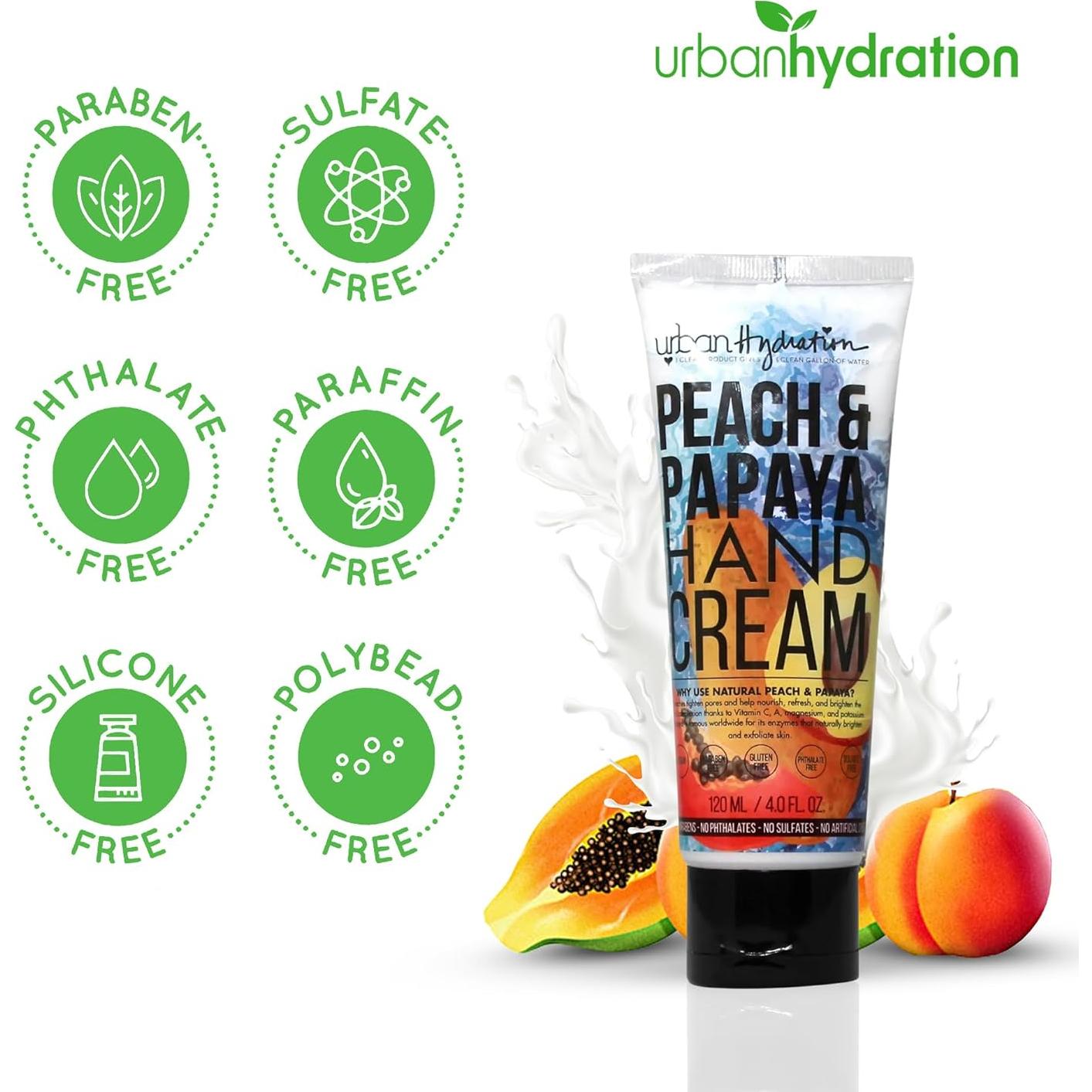 Crema de Manos Urban Hydration Durazno y Papaya 118 ML
