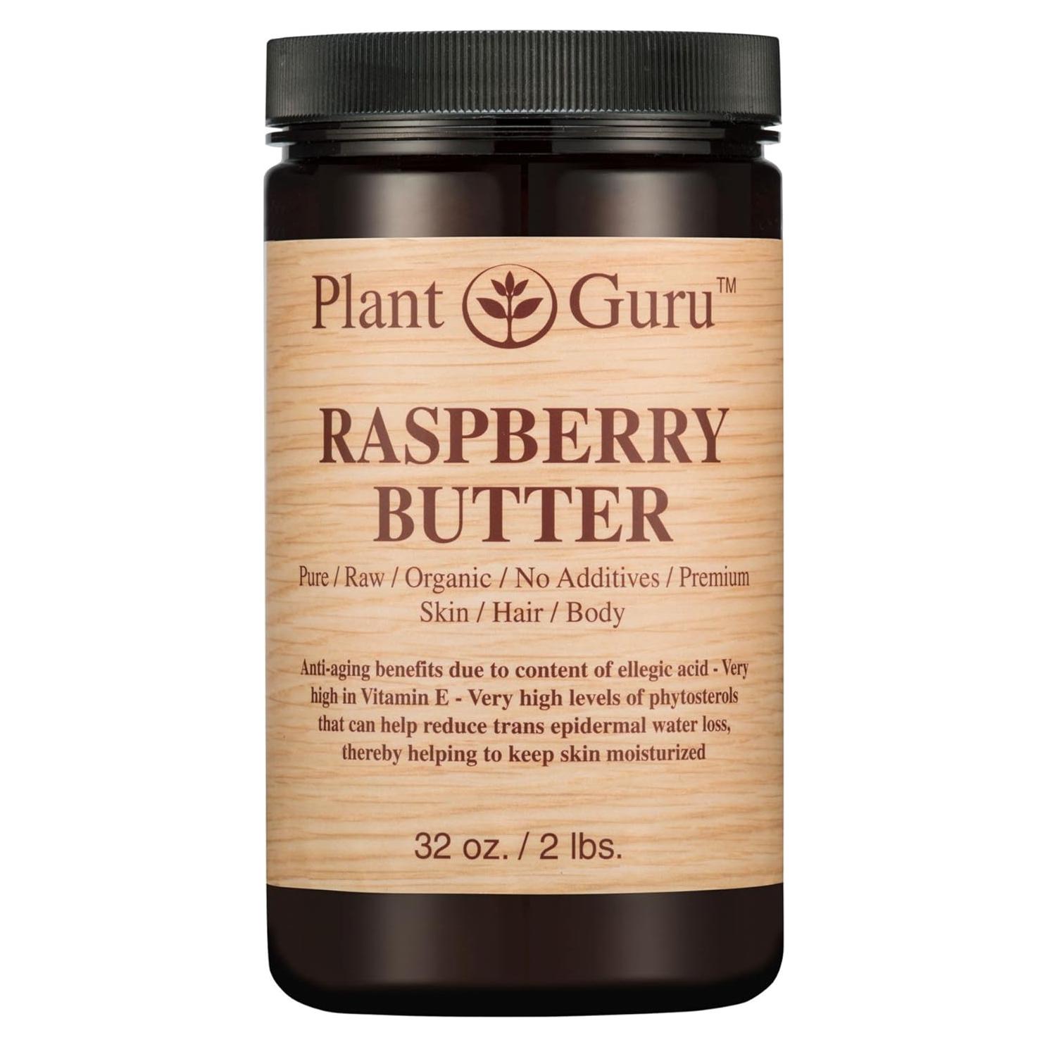 Mantequilla de Frambuesa 900 g Plant Guru - Hidratante Natural