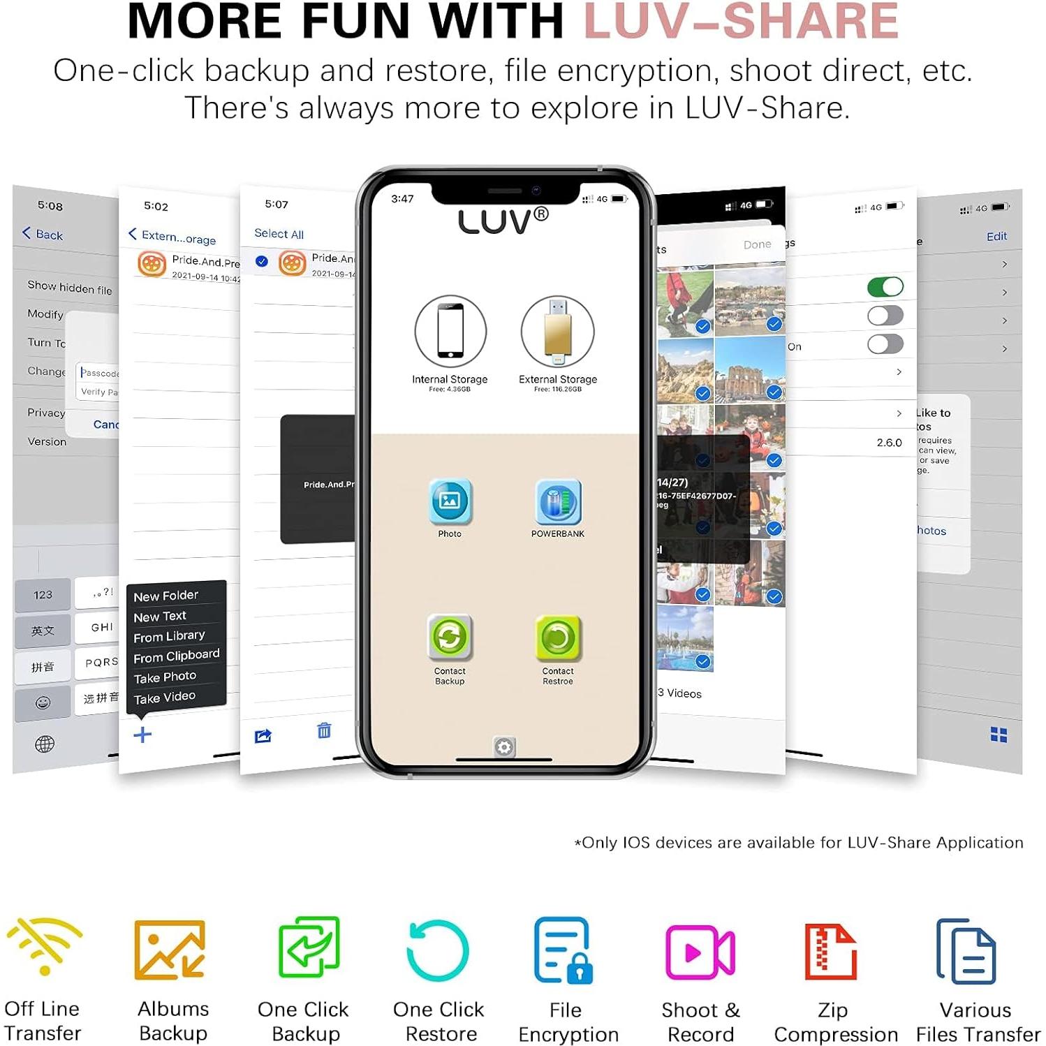 Unidad Flash ZARMST 512GB 4 en 1 USB Tipo C Rosa