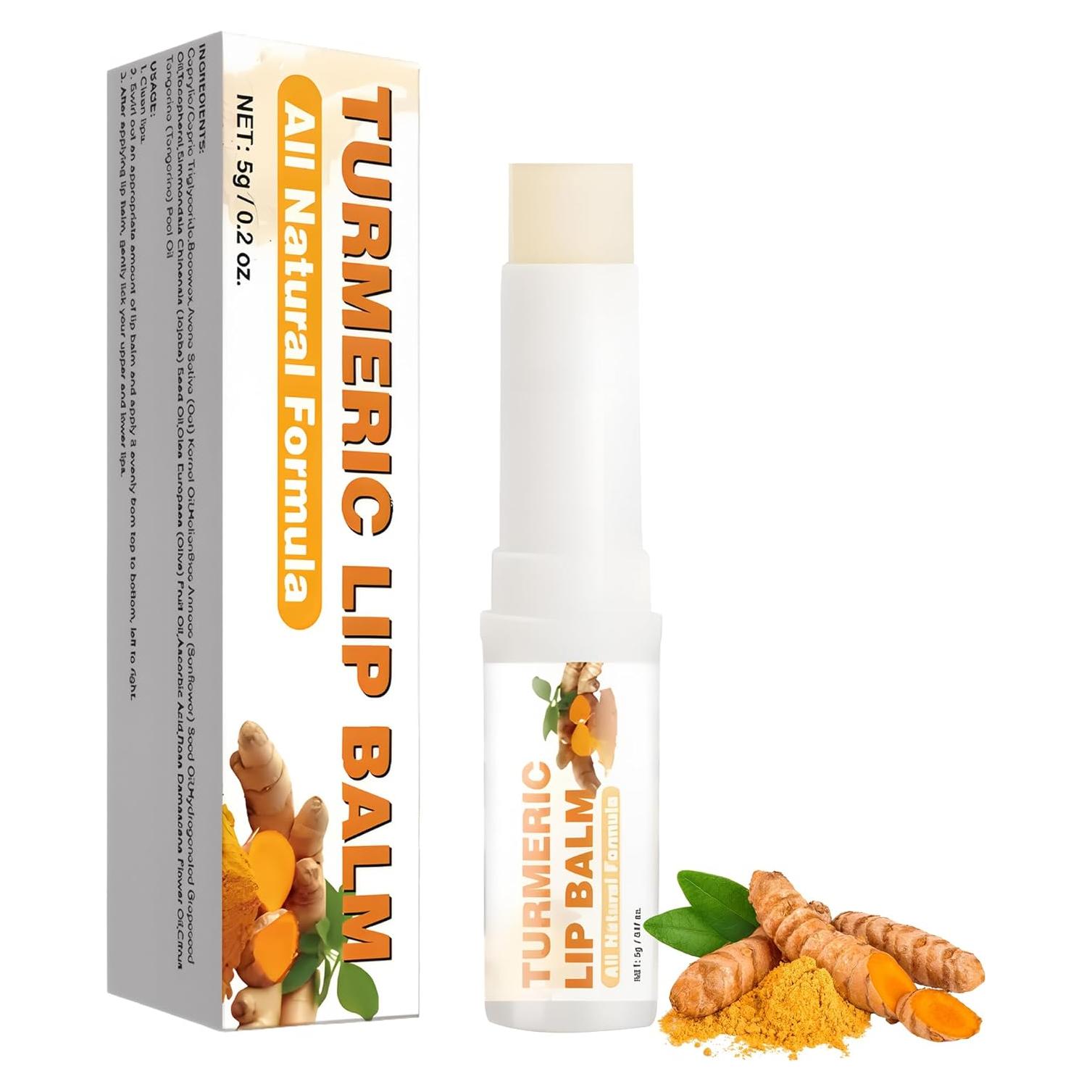 Bálsamo Labial de Cúrcuma LoisAAA 4.8g Aclarador Hidratante