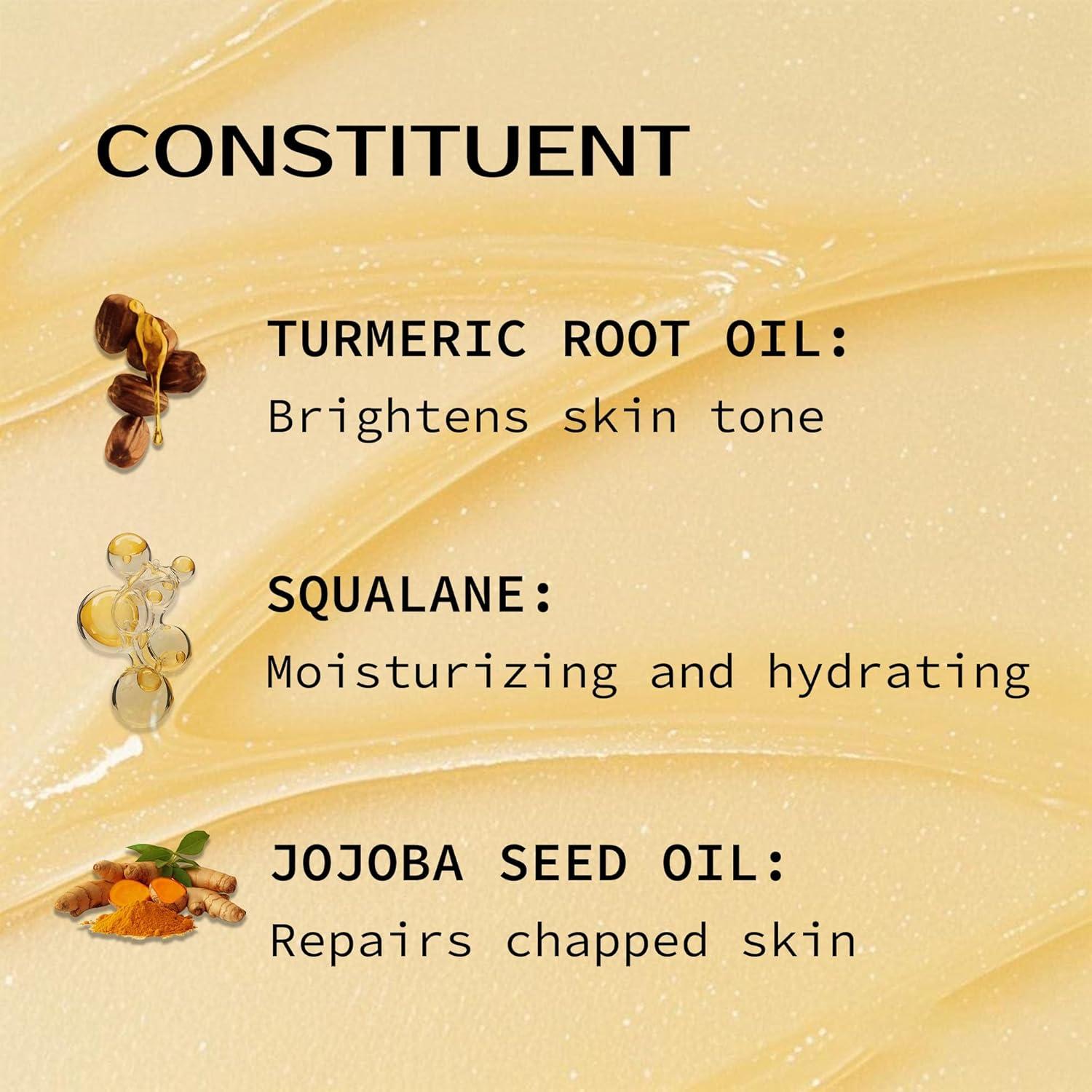 Bálsamo Labial de Cúrcuma LoisAAA 4.8g Aclarador Hidratante