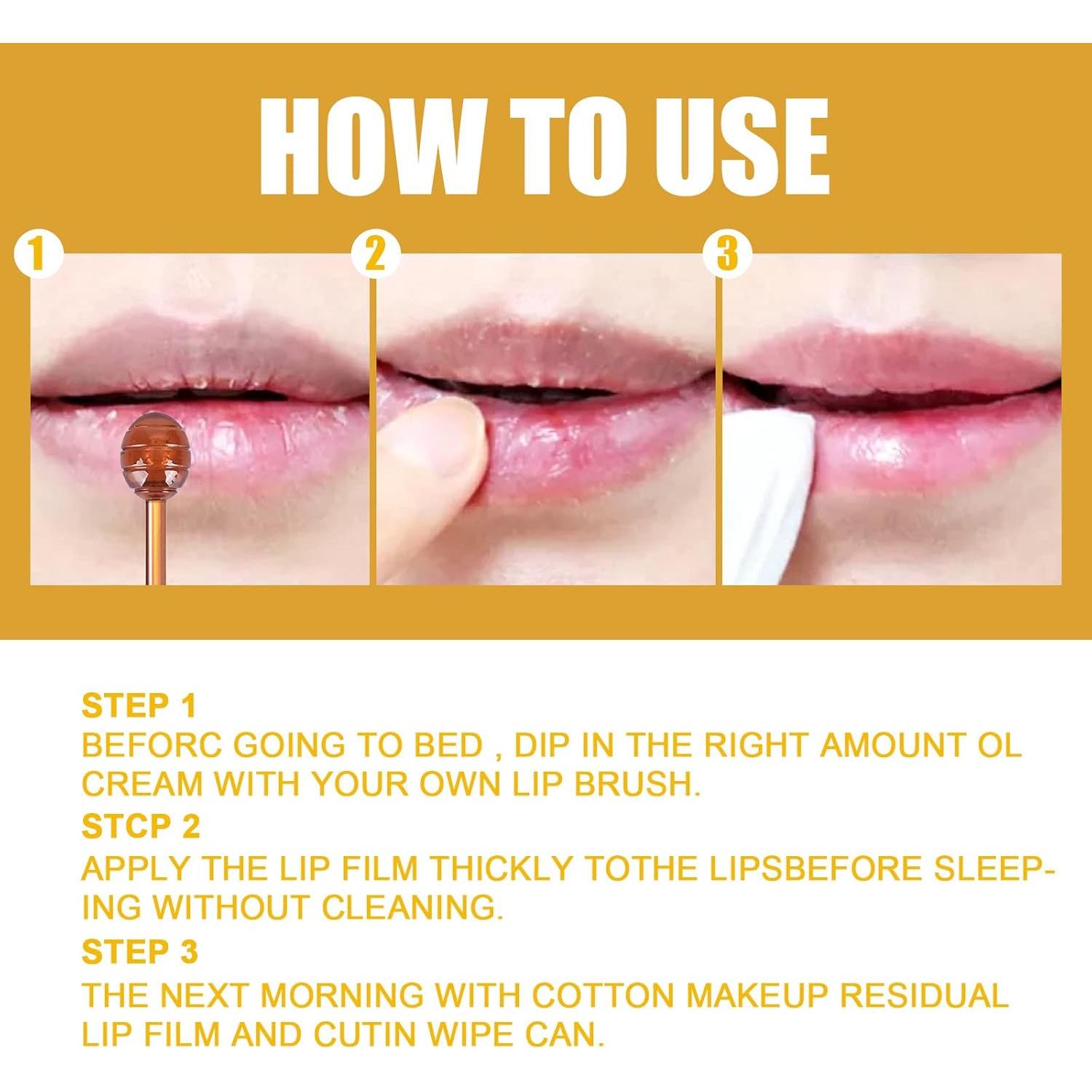 Bálsamo Labial Hidratante JISKG 4 Pcs Tarro de Miel 159g