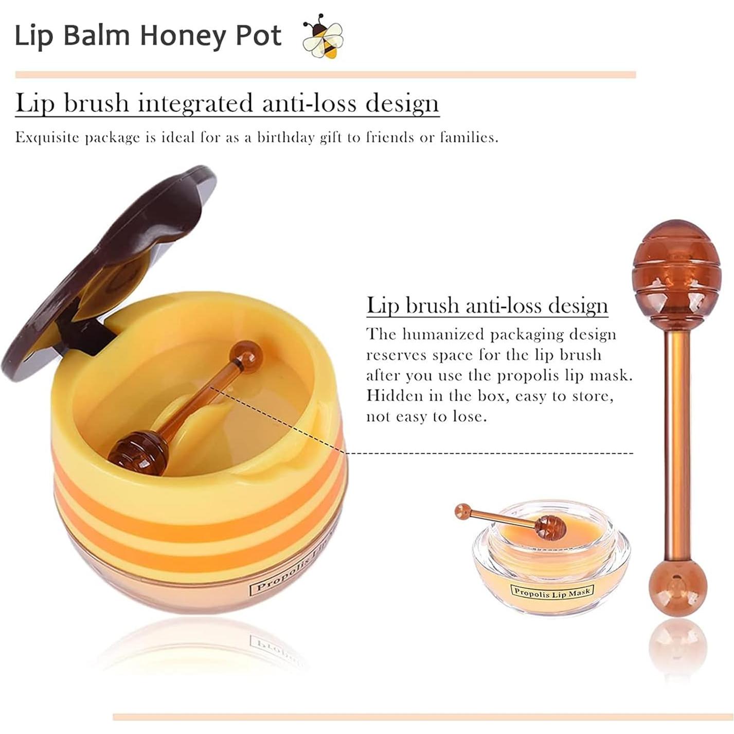 Bálsamo Labial Charm Kiss Miel y Fresa 4PCS Hidratante