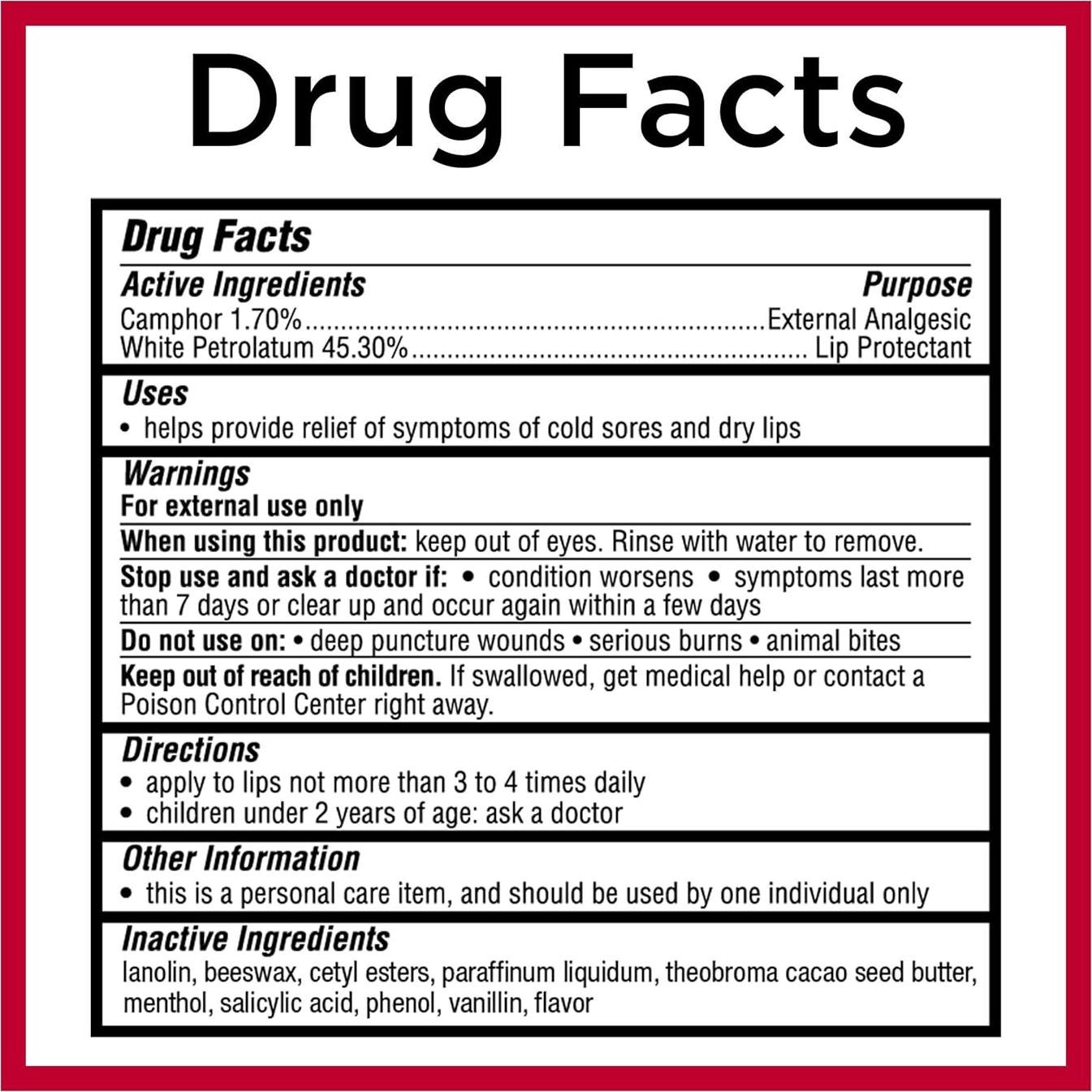 Bálsamo Labial Medicado Carmex Stick SPF 15 - 18 Unidades