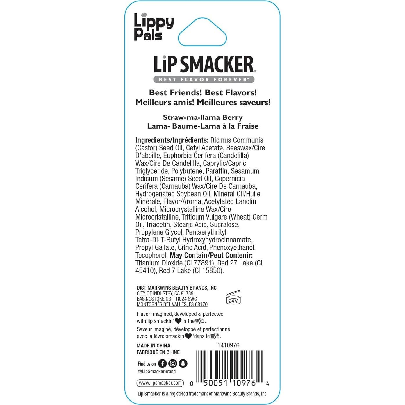 Bálsamo Labial Lippy Pals Lip Smacker - Fresa y Zanahoria