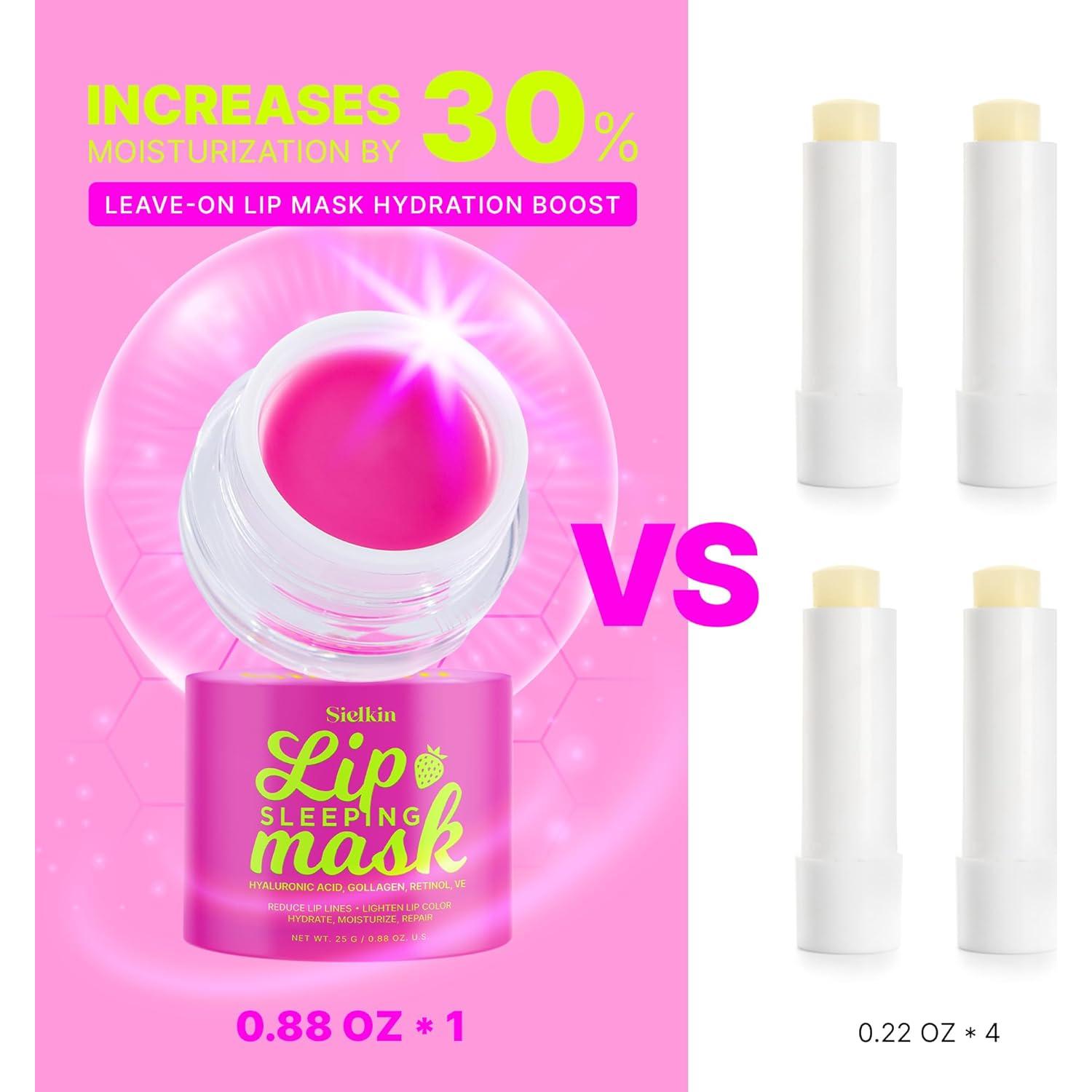 Mascarilla Labial Nocturna Sielkin 26g - Hidratante Ácido Hialurónico