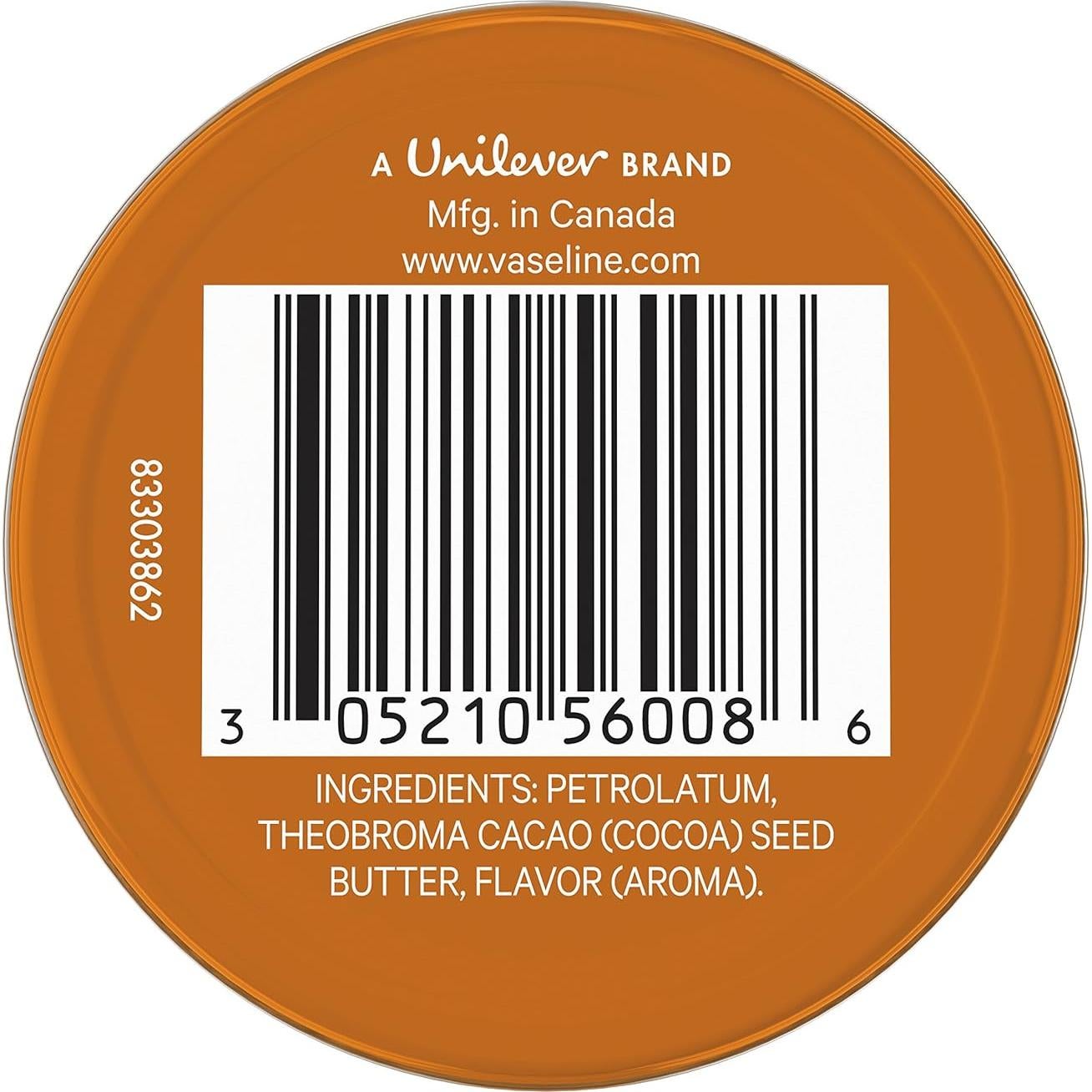 Bálsamo Labial Vaseline Lip Therapy Cacao 17 g Hidratante