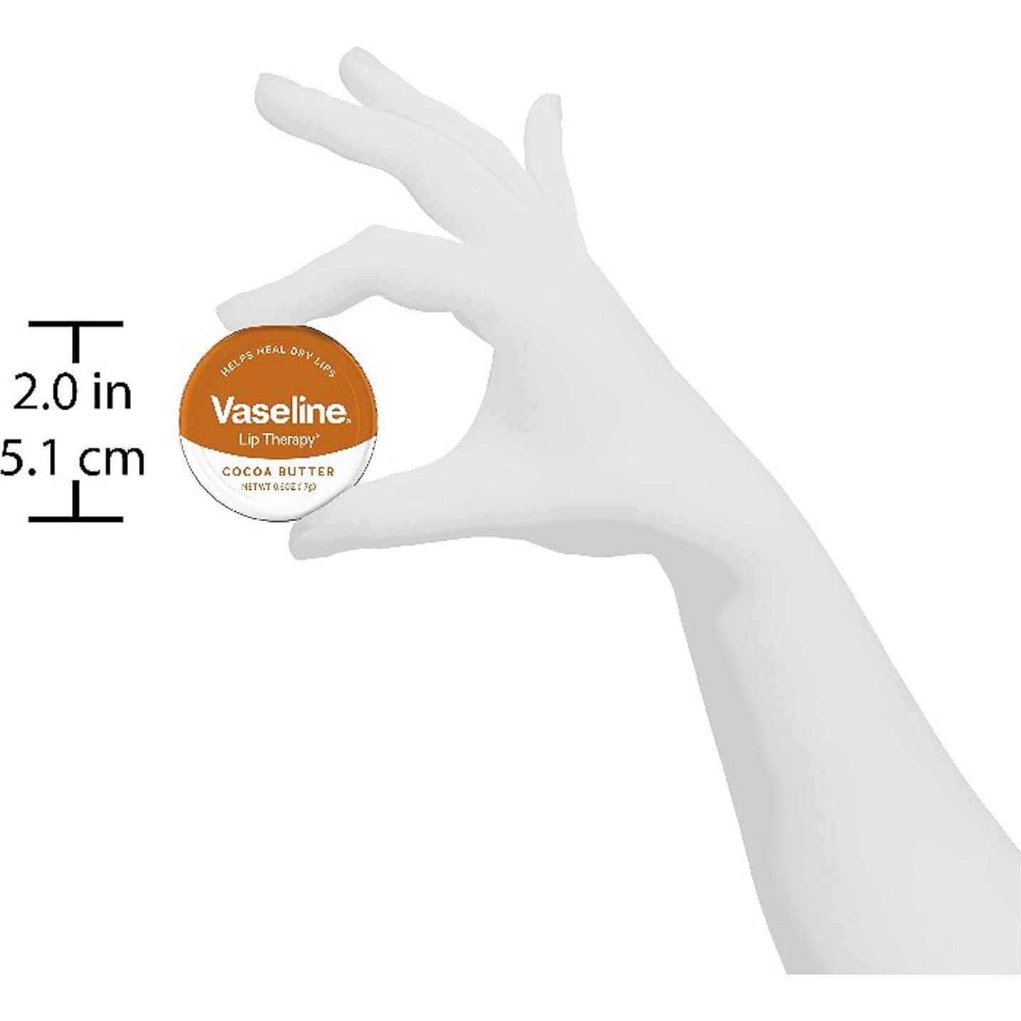 Bálsamo Labial Vaseline Lip Therapy Cacao 17 g Hidratante