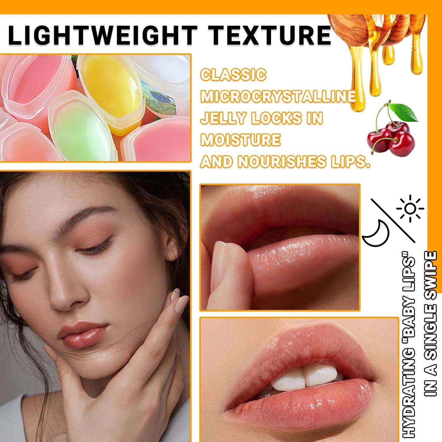 Juego de 6 bálsamos labiales de miel LingHaoLH hidratantes