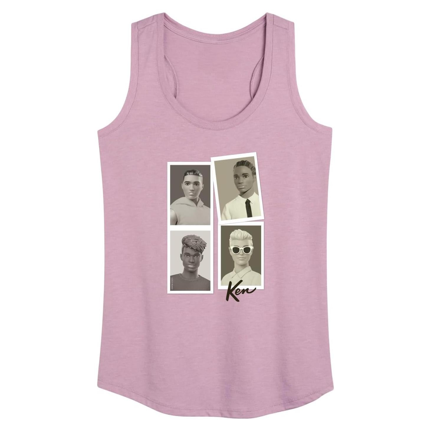 Camiseta sin Mangas Barbie Ken - Moda Gráfica Mujer