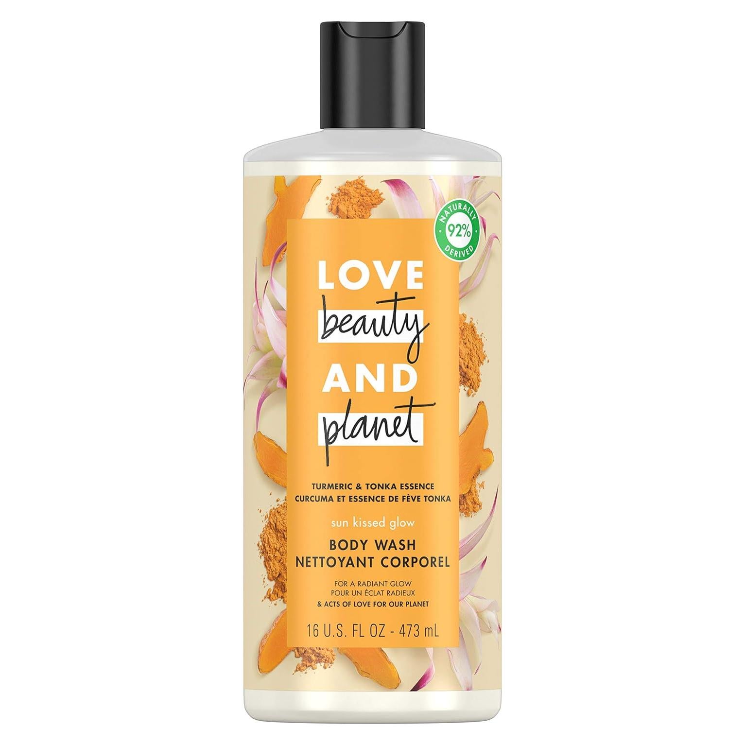 Gel de Ducha Vegano Amor Belleza y Planeta Cúrcuma 453 g
