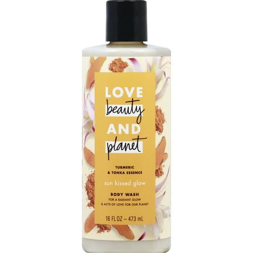Gel de Ducha Vegano Amor Belleza y Planeta Cúrcuma 453 g