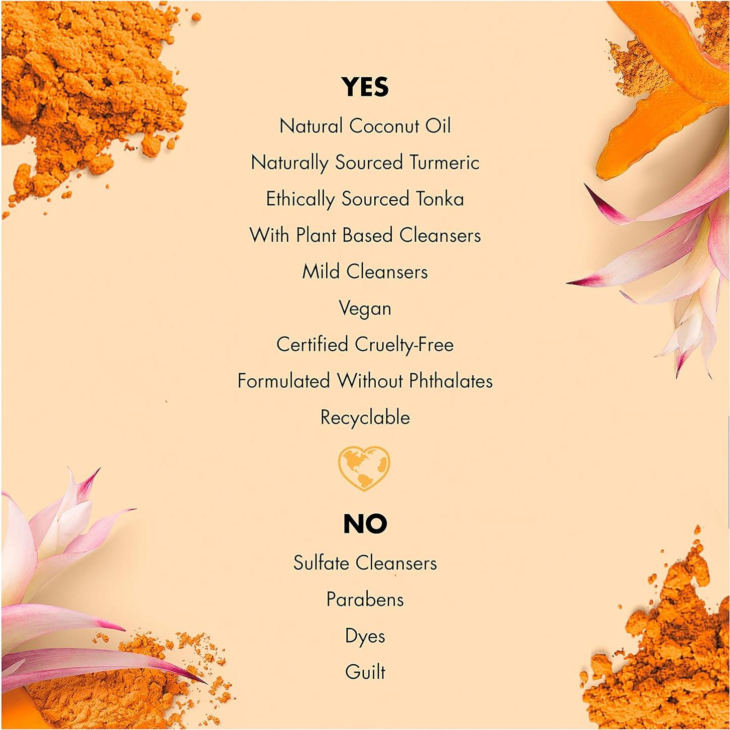 Gel de Ducha Vegano Amor Belleza y Planeta Cúrcuma 453 g