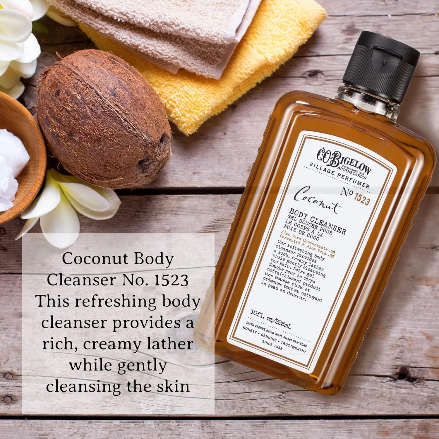 Jabón Corporal Hidratante Bigelow Coco 295 ml con Aloe Vera