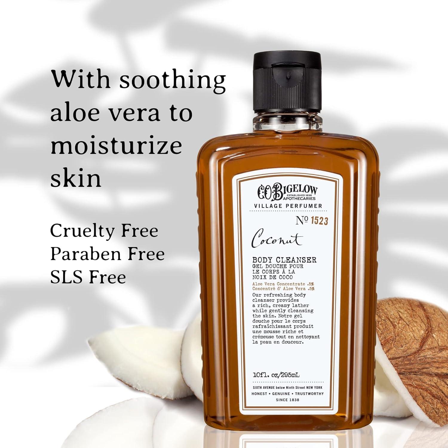Jabón Corporal Hidratante Bigelow Coco 295 ml con Aloe Vera