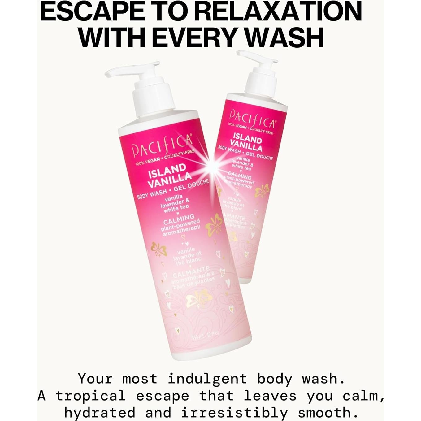 Gel de Ducha Vainilla de Isla Pacifica 354 ml Hidratante