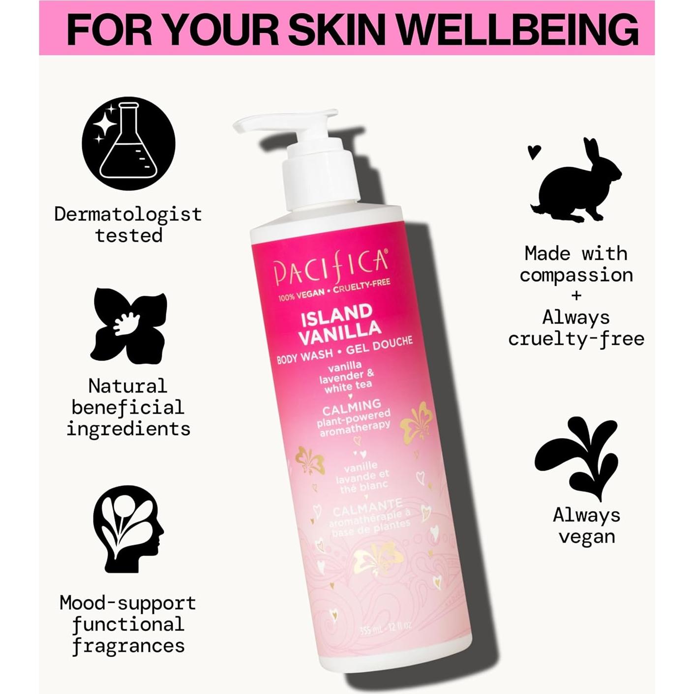 Gel de Ducha Vainilla de Isla Pacifica 354 ml Hidratante