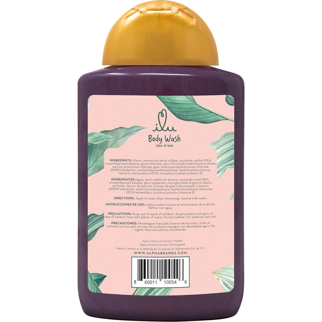 ILU Gel de Ducha Hidratante 300ml - Suave para Piel Sensible