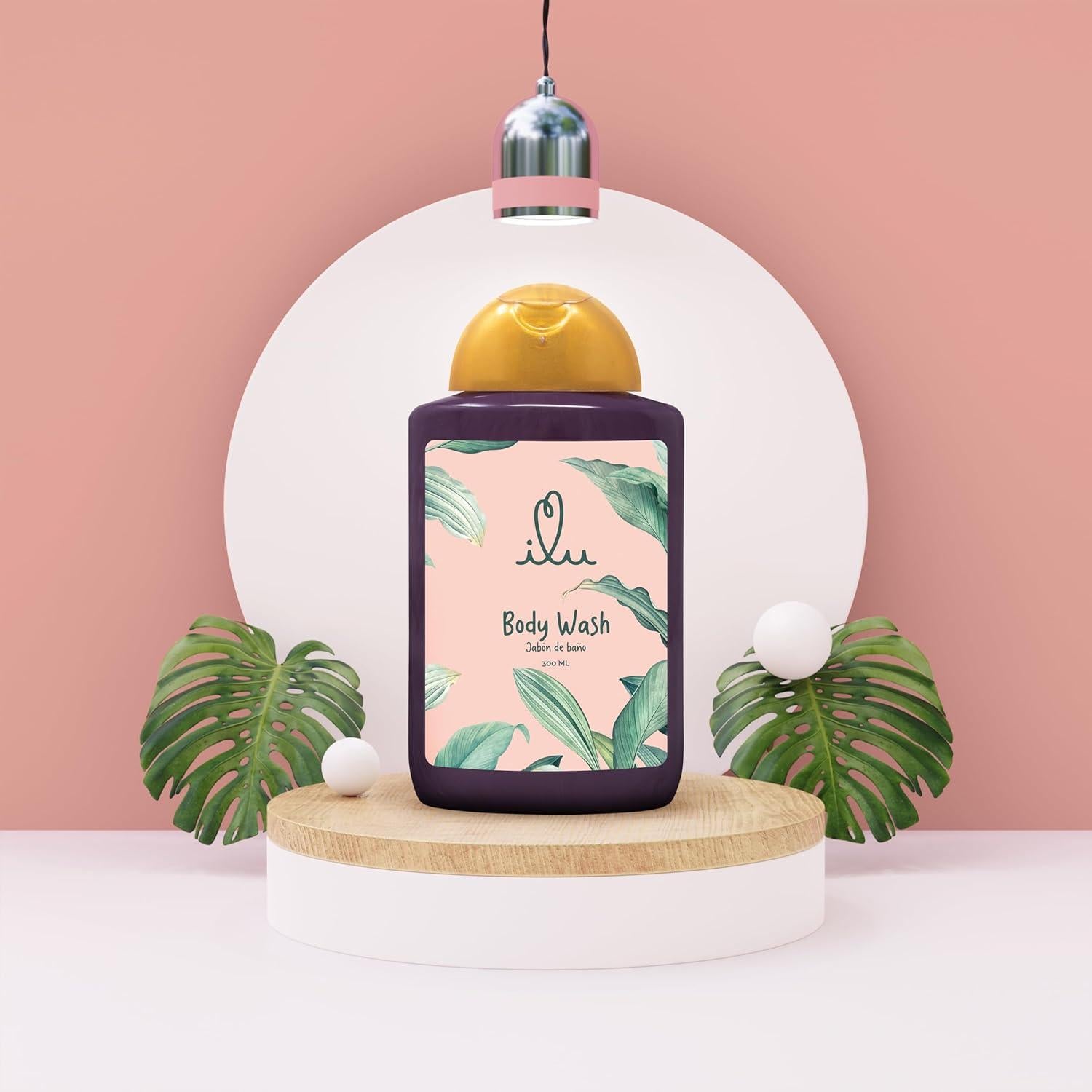 ILU Gel de Ducha Hidratante 300ml - Suave para Piel Sensible