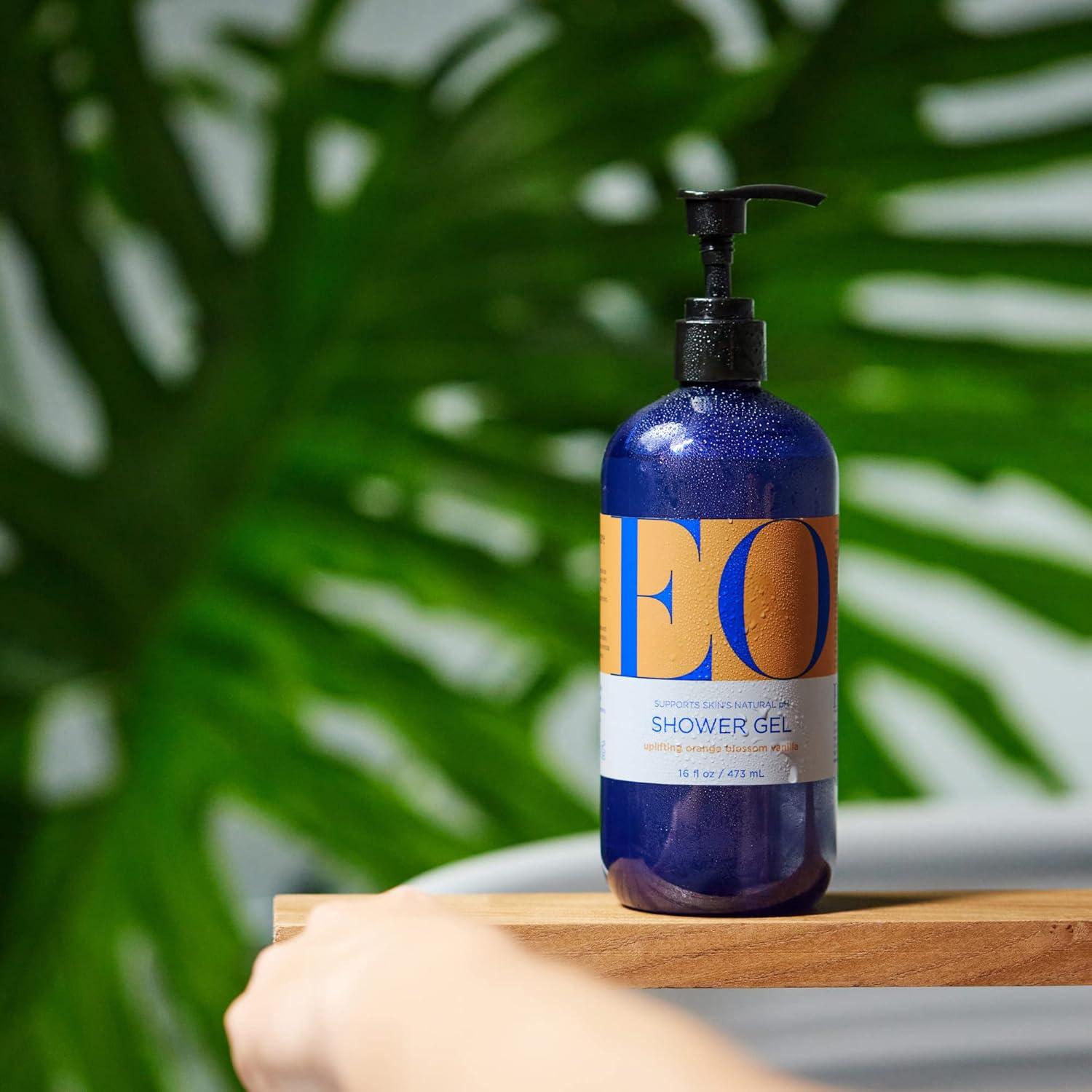 Gel de Ducha EO 2x16 Oz Flor de Naranja y Vainilla Orgánico