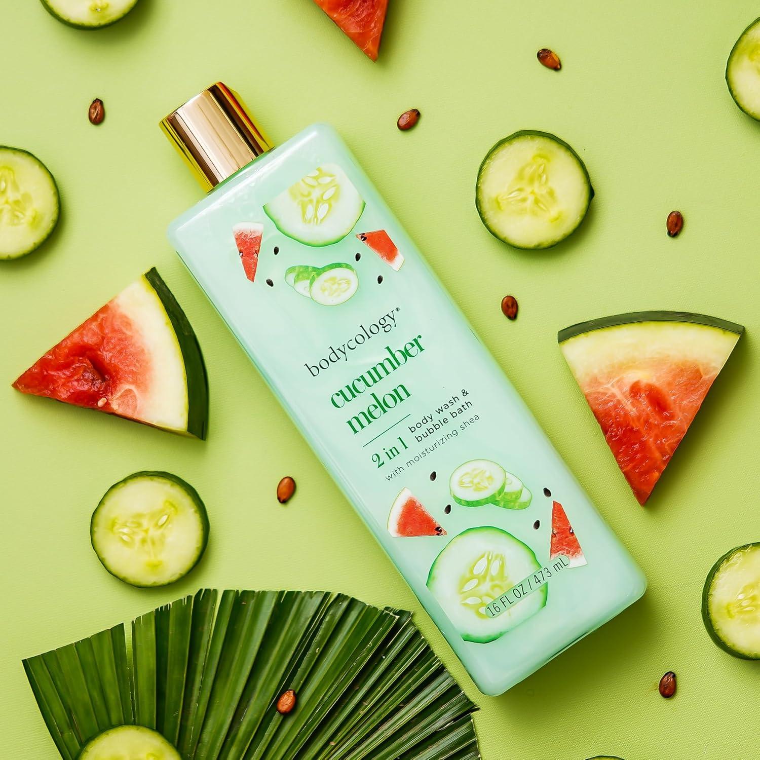 Jabón Corporal Bodycology Pepino y Melón 454 g