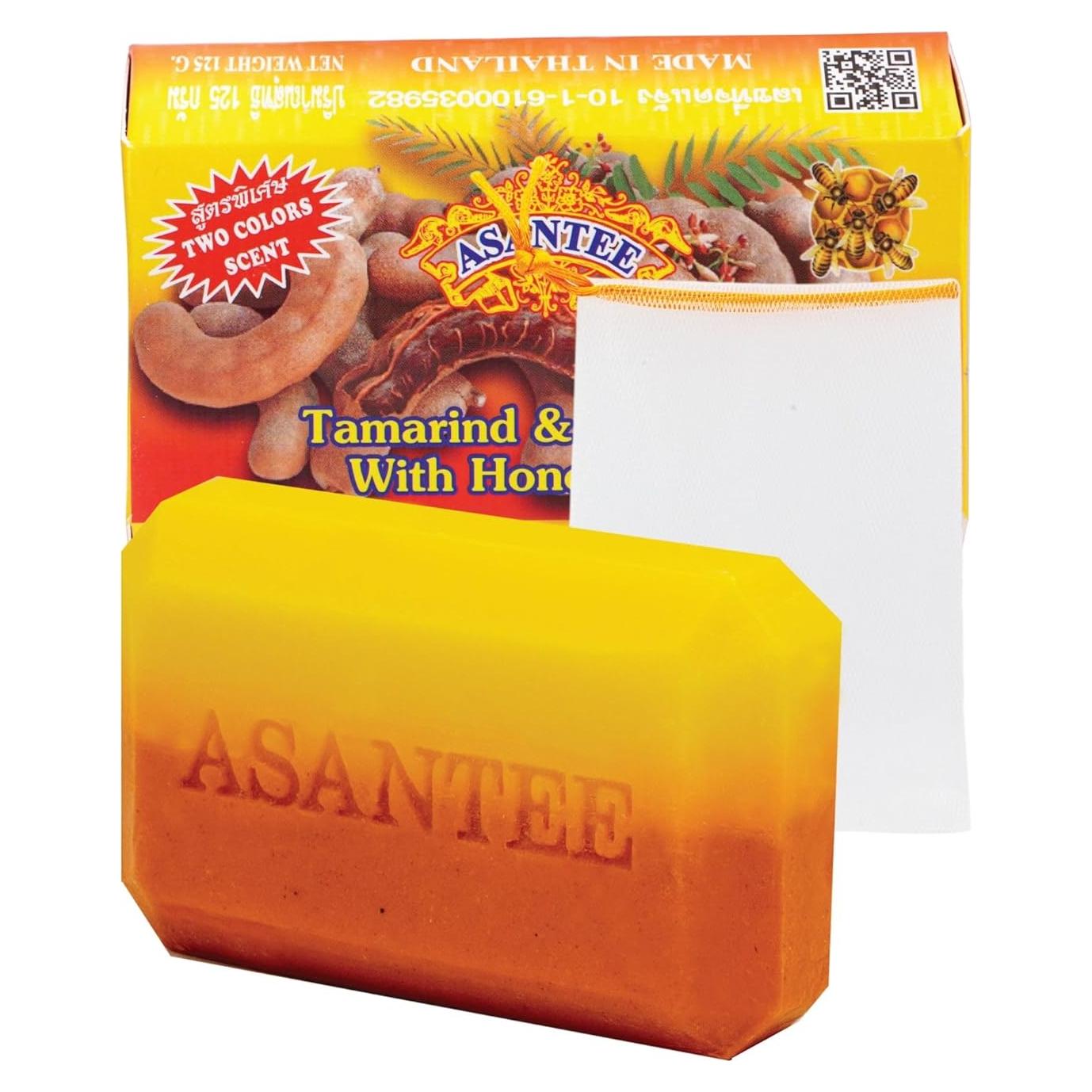 Jabón Limpiador Asantee Tamarindo y Cúrcuma con Miel 125g