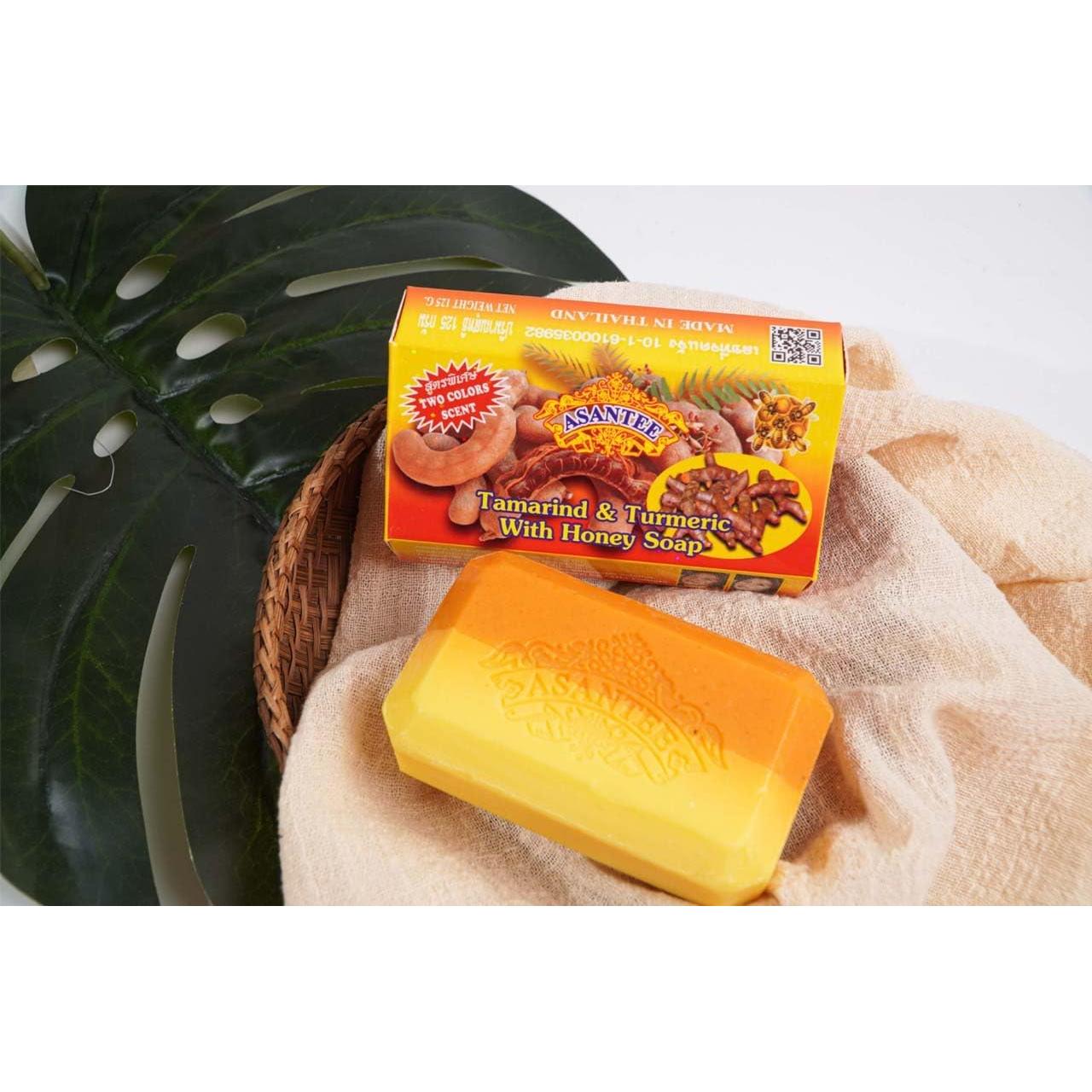 Jabón Limpiador Asantee Tamarindo y Cúrcuma con Miel 125g