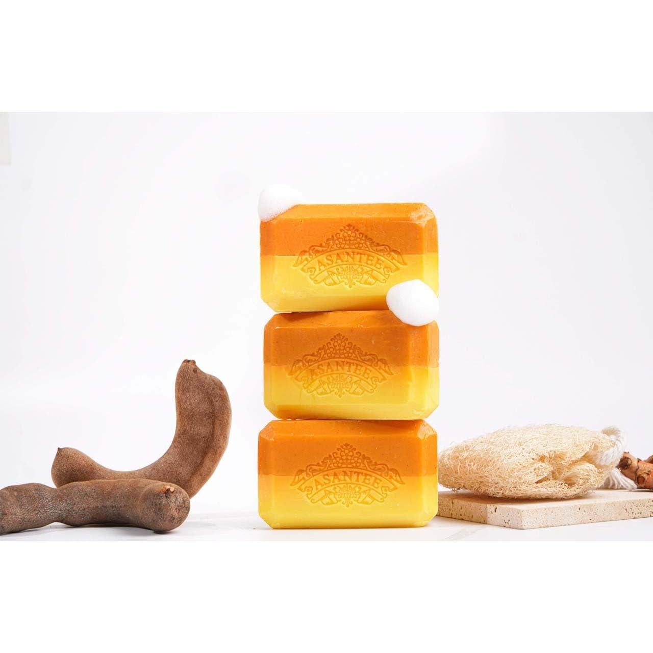 Jabón Limpiador Asantee Tamarindo y Cúrcuma con Miel 125g